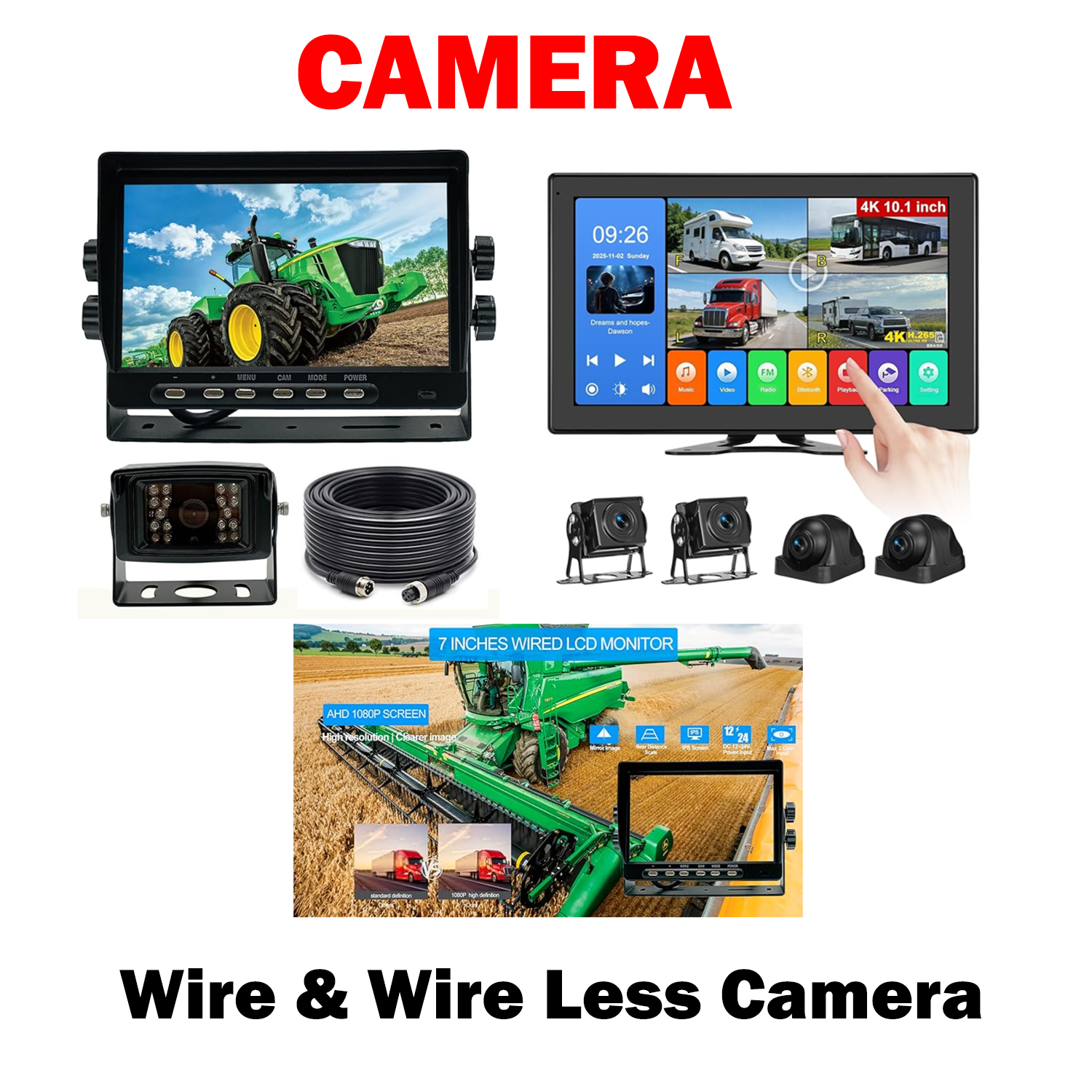 Camera Harnesses - camera extension cables