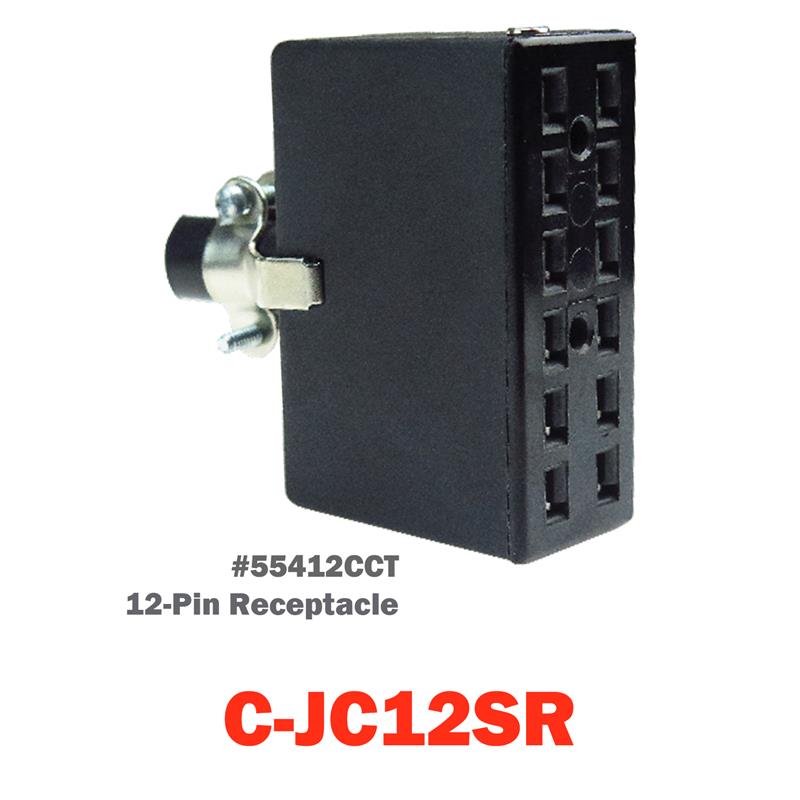 C-JC12SR | 12 Spade Jones Receptacle