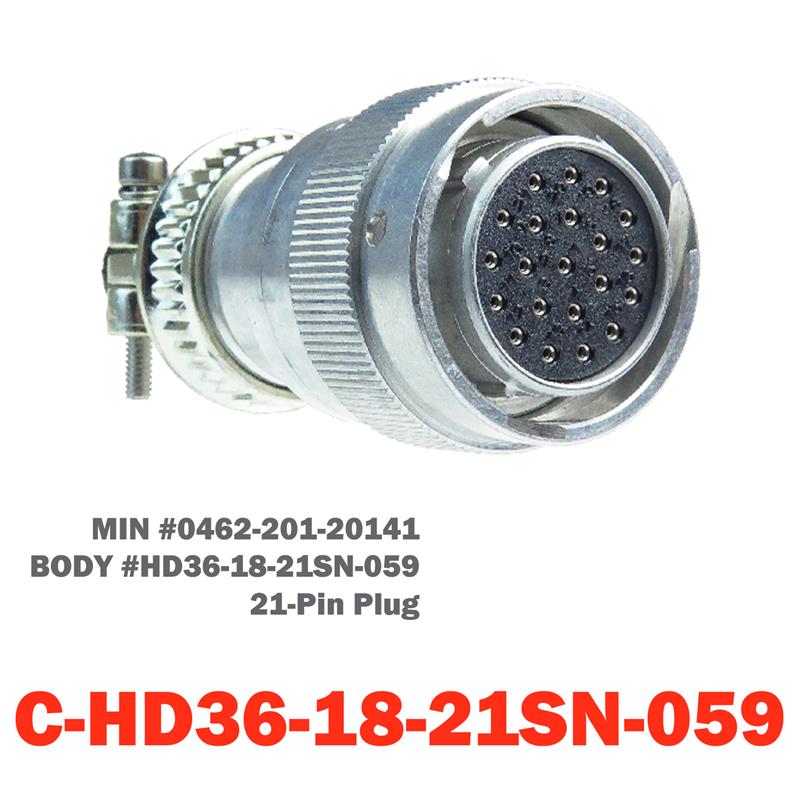 21 Pin Deutsch Receptacle | C-HD36-18-21SN-059