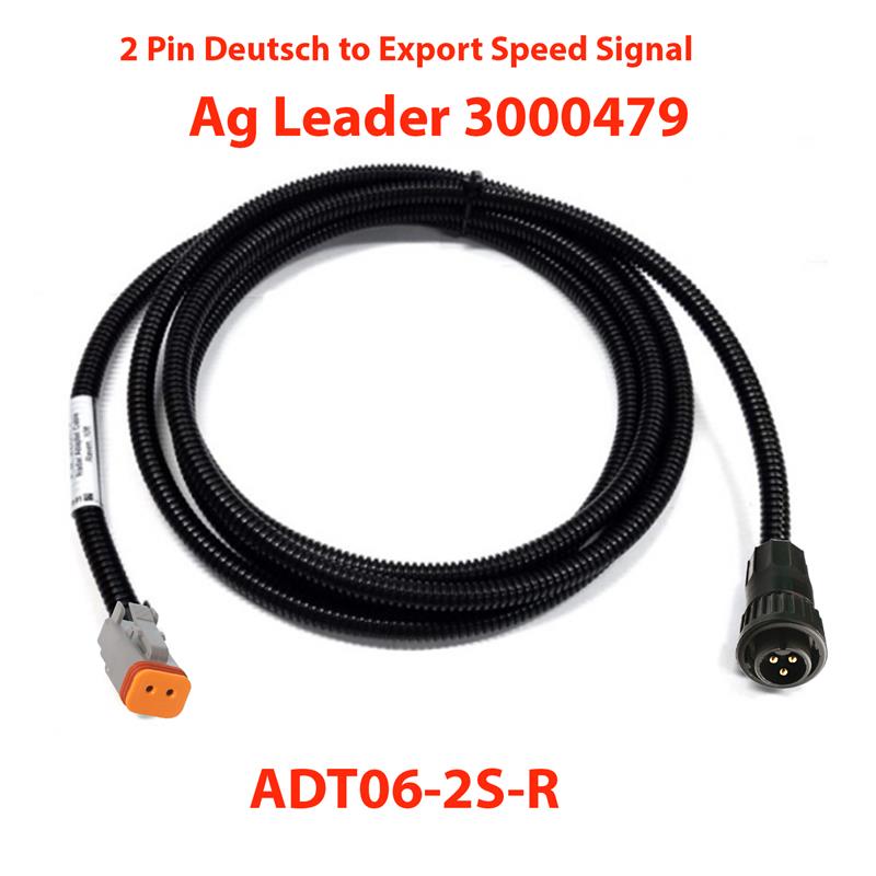 ADT06-2S-R | Adapter that connects a Agleader 2 Pin Deutsch to Export Speed Signal