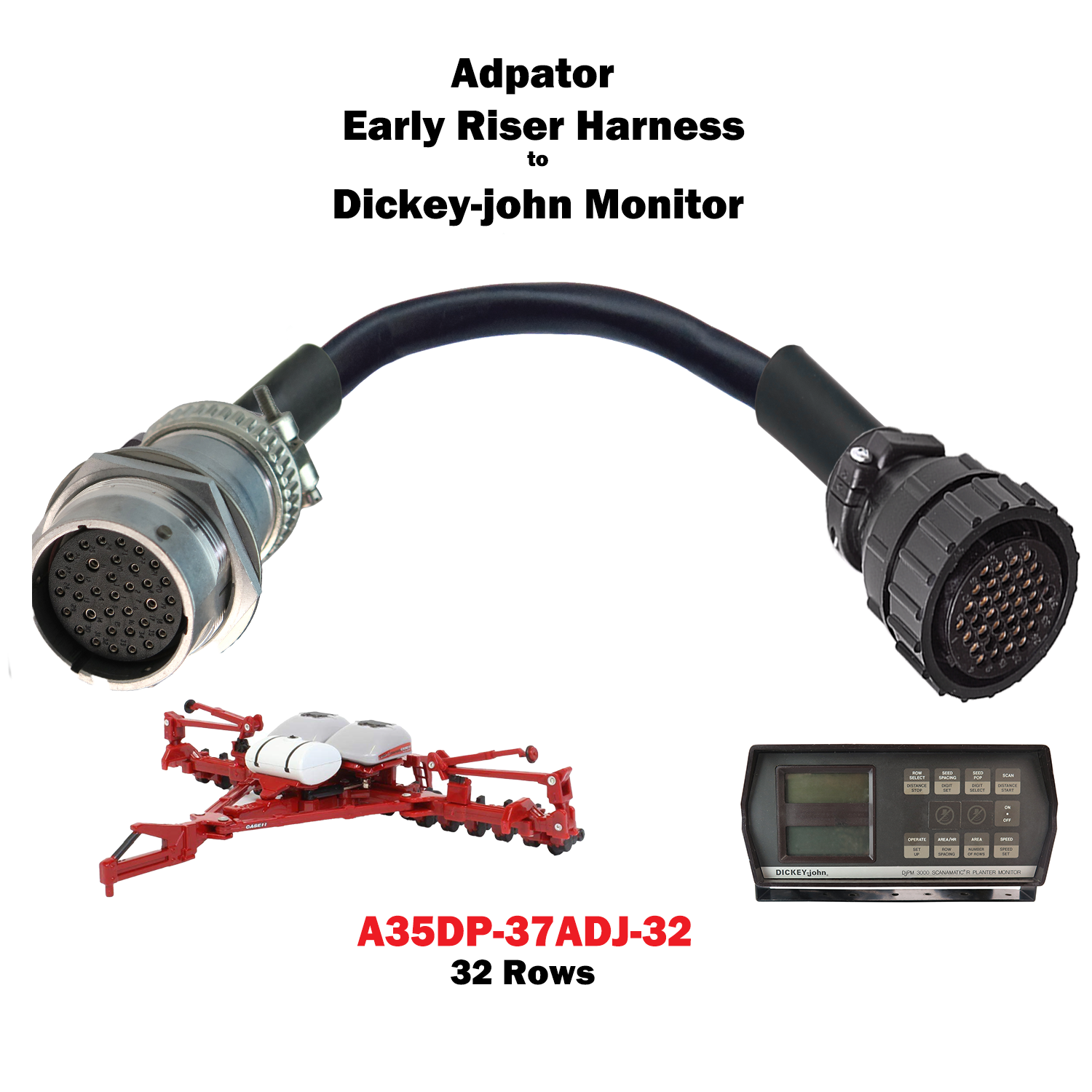 35 Pin Harness to Monitor Adapter