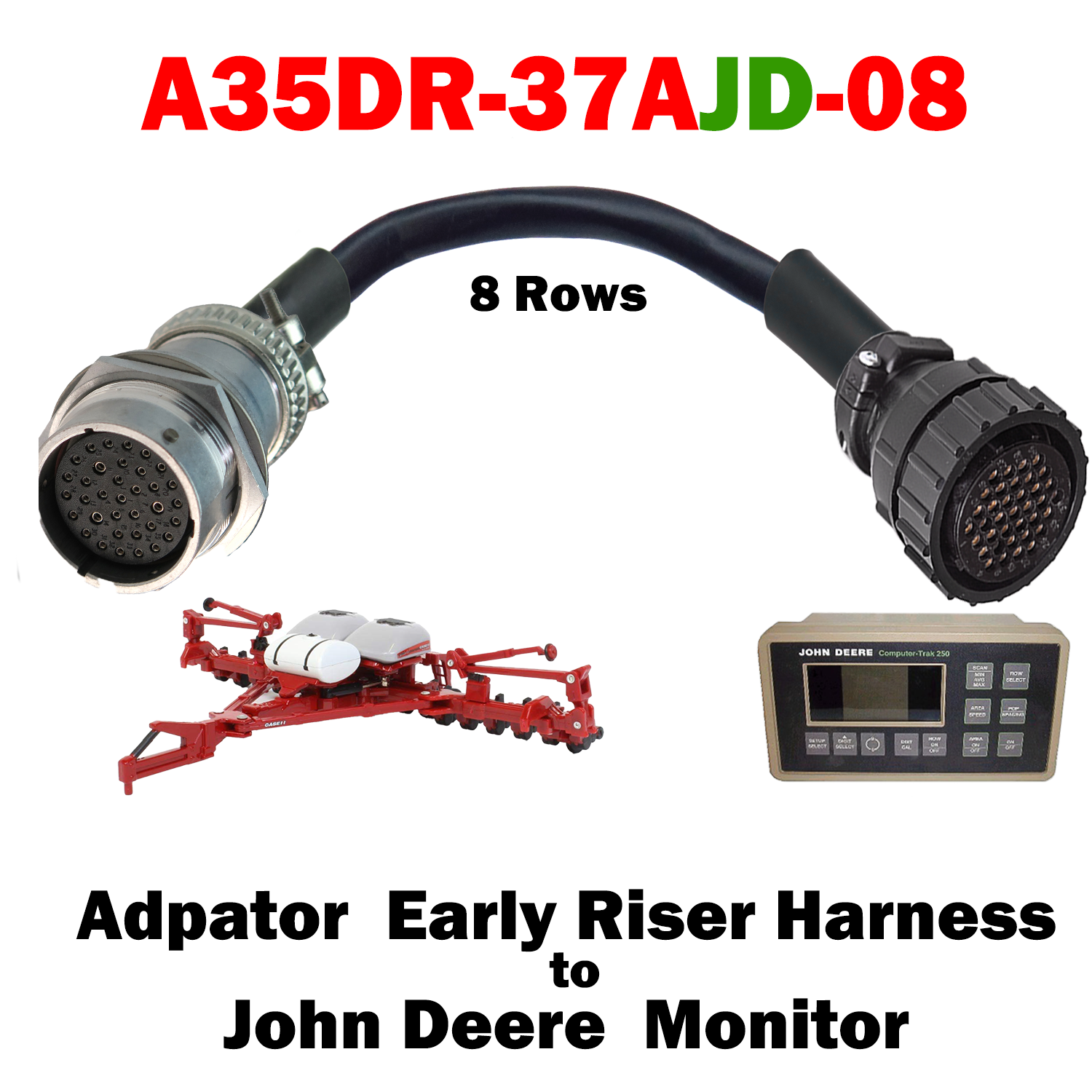 A35DR-37AMP-XX 35 Pin Harness to Monitor Adapter