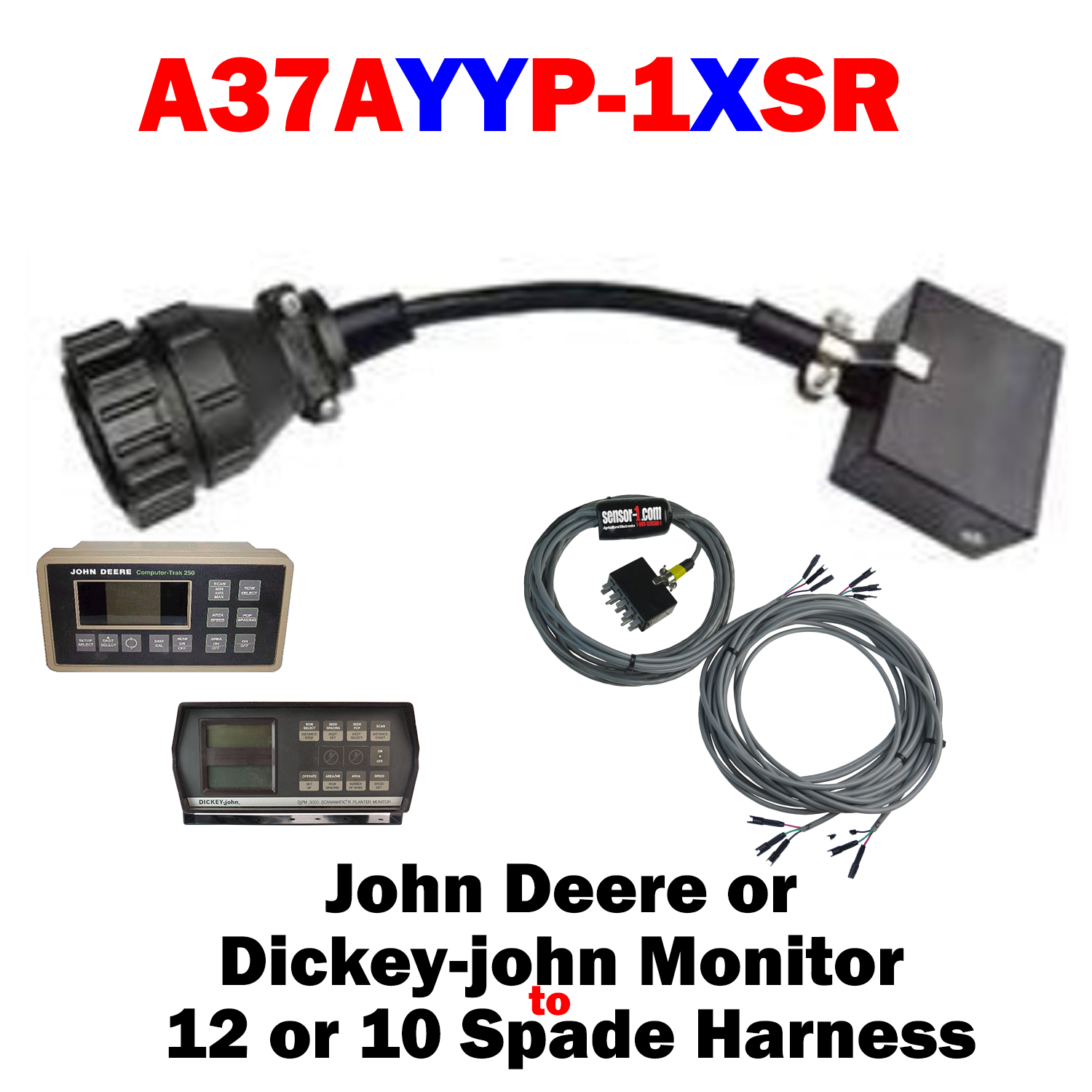 Connect to 37 Pin Monitor to Different Type of Harness Adapter