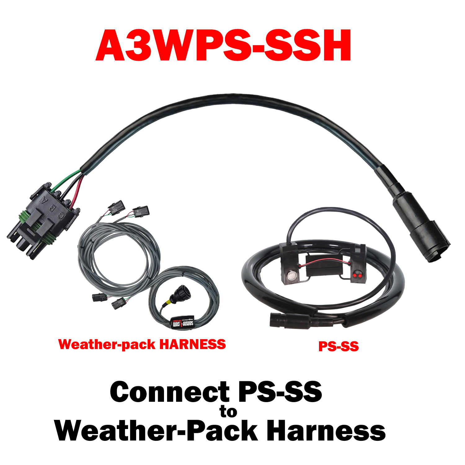 A3WPS-SSH | Weather Pack to Sure-Seal (Cannon)