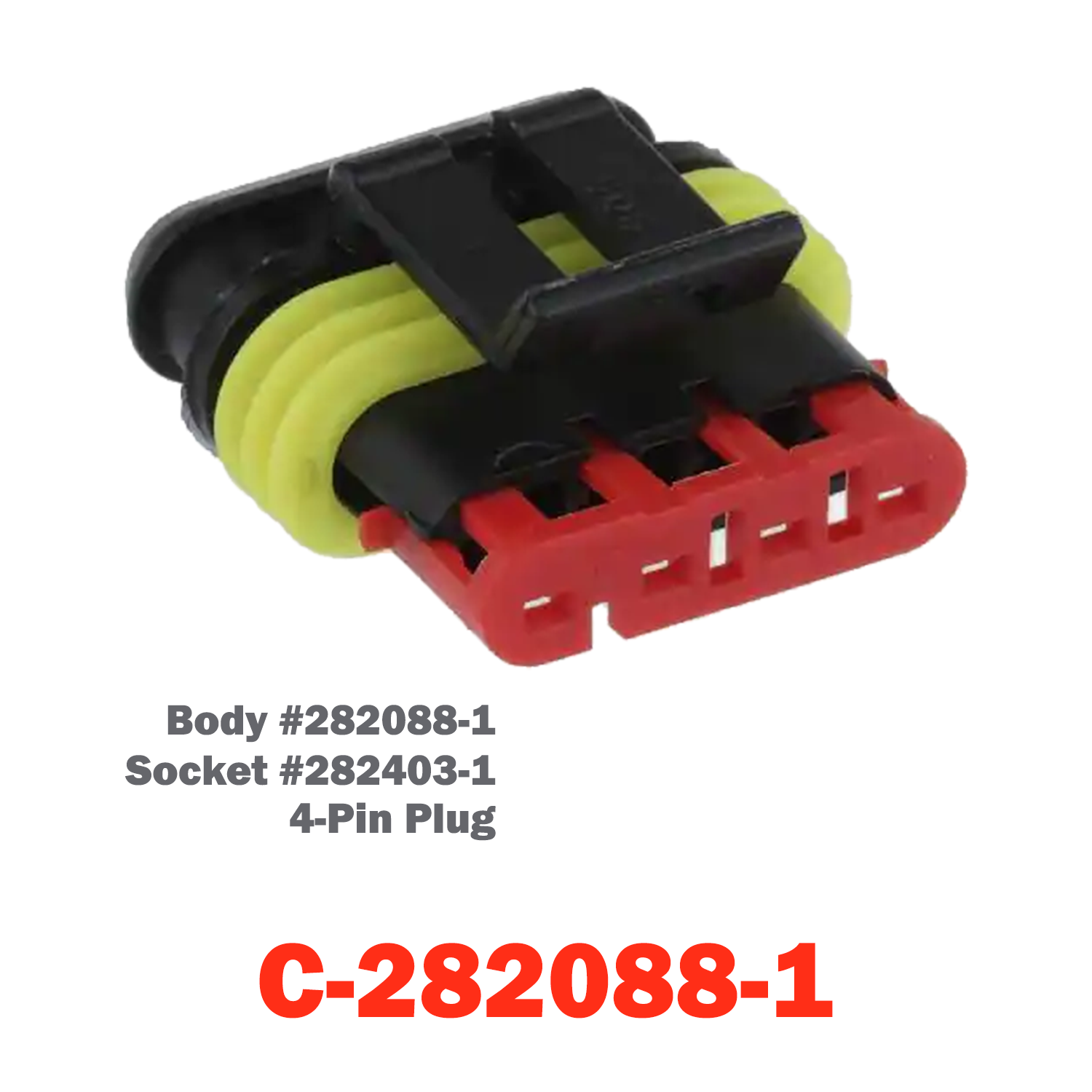04 Pin Plug | C-282088-1