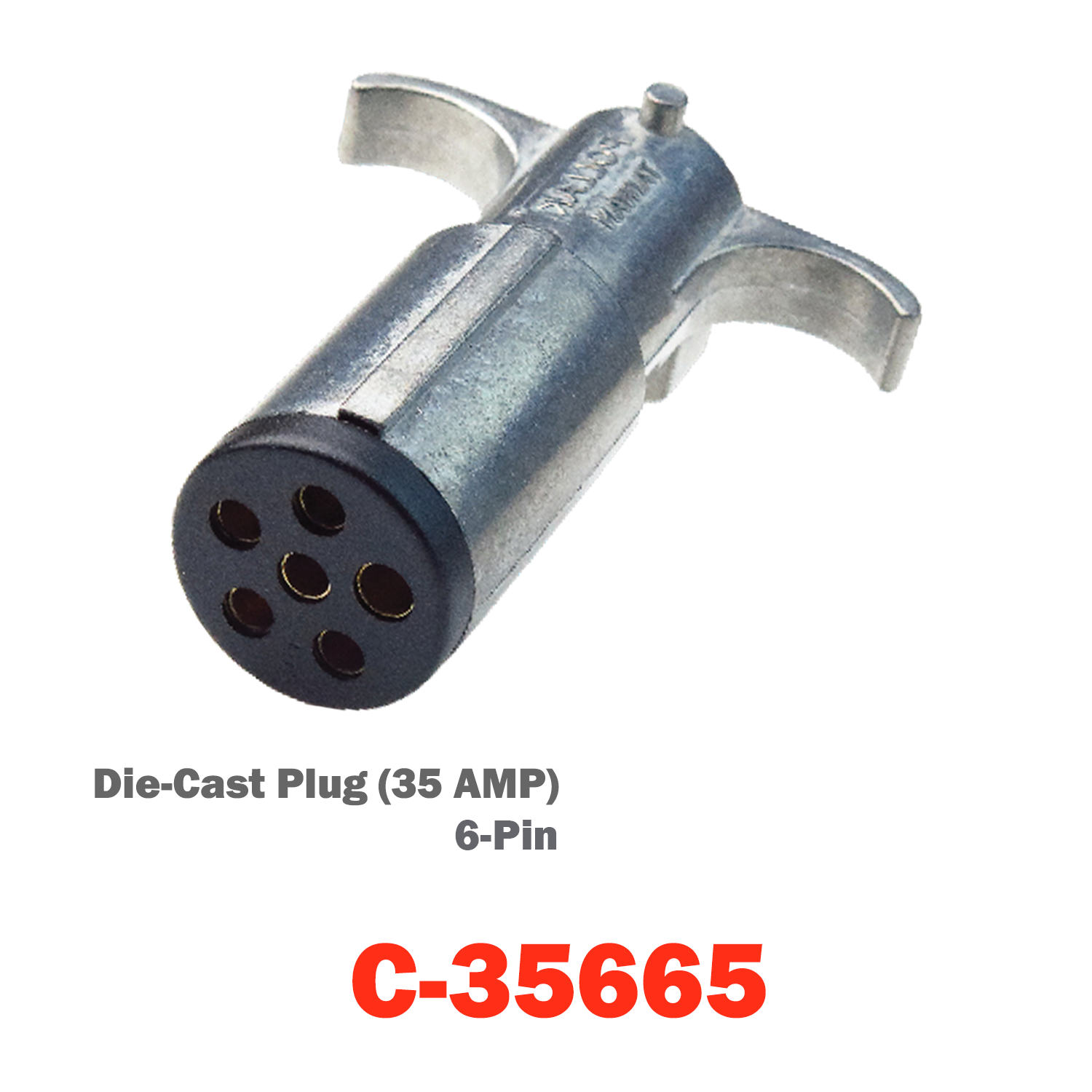 C-35665 | Pollak Die-Cast Plug w/ Cover