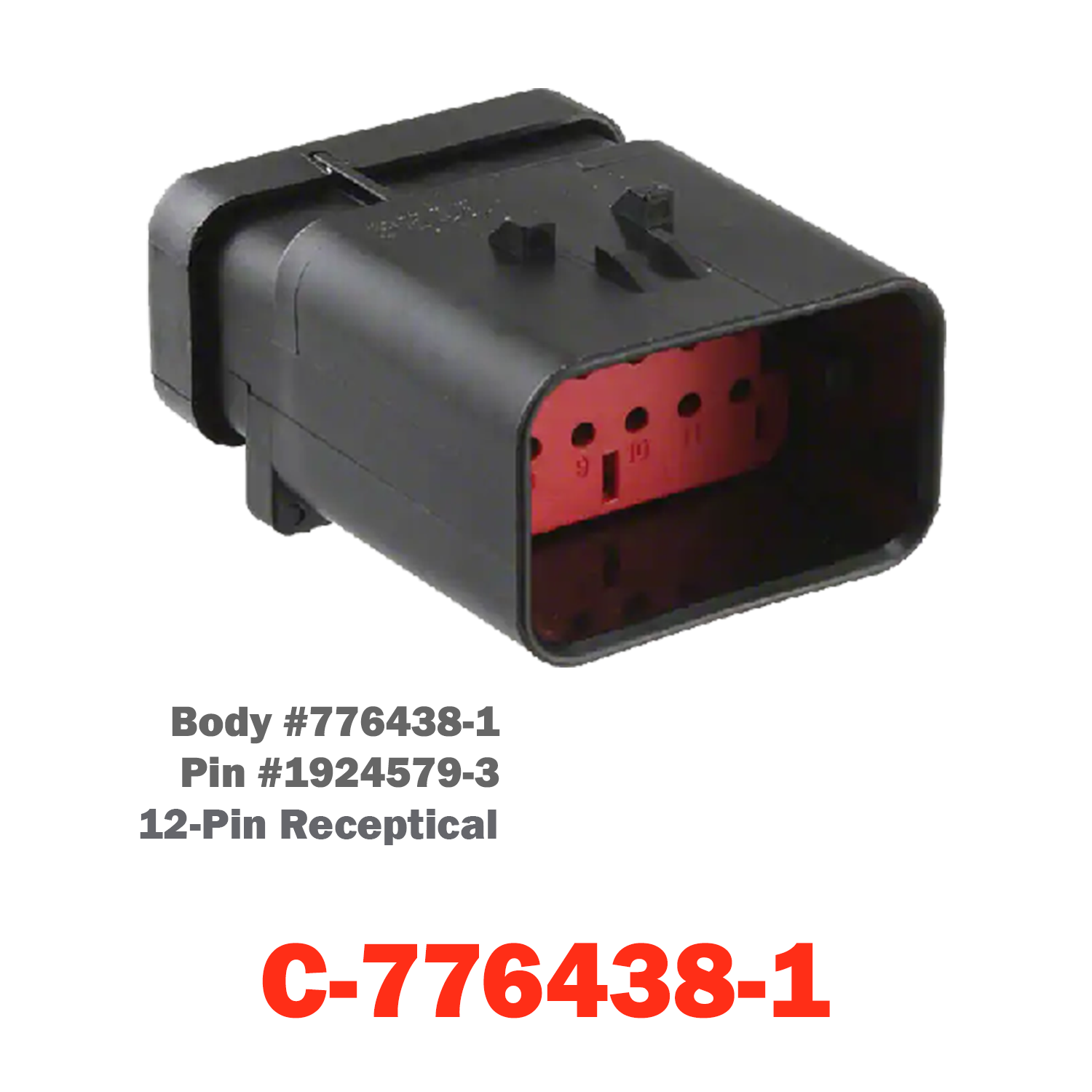 12 Pin Receptacle | C-776438-1