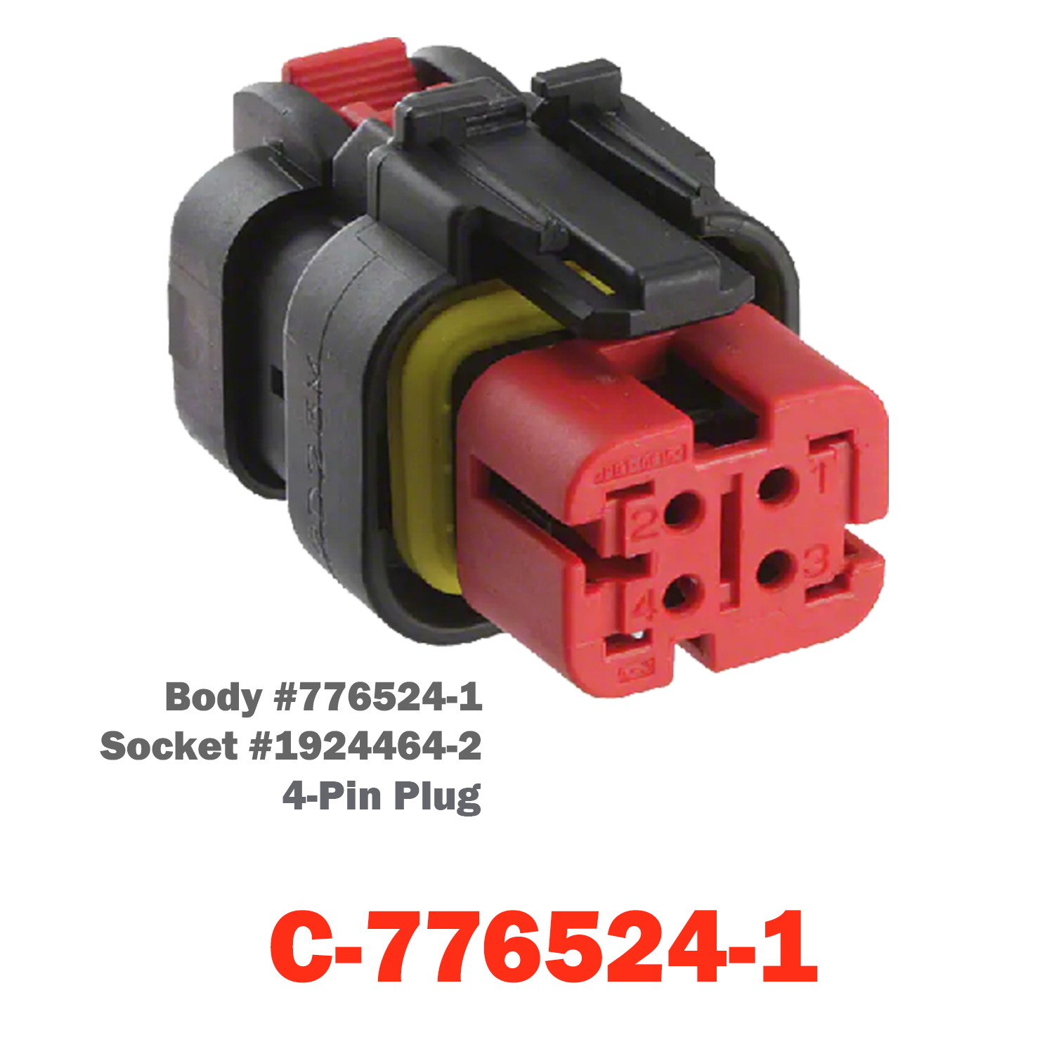 04 Pin Plug | C-776524-1