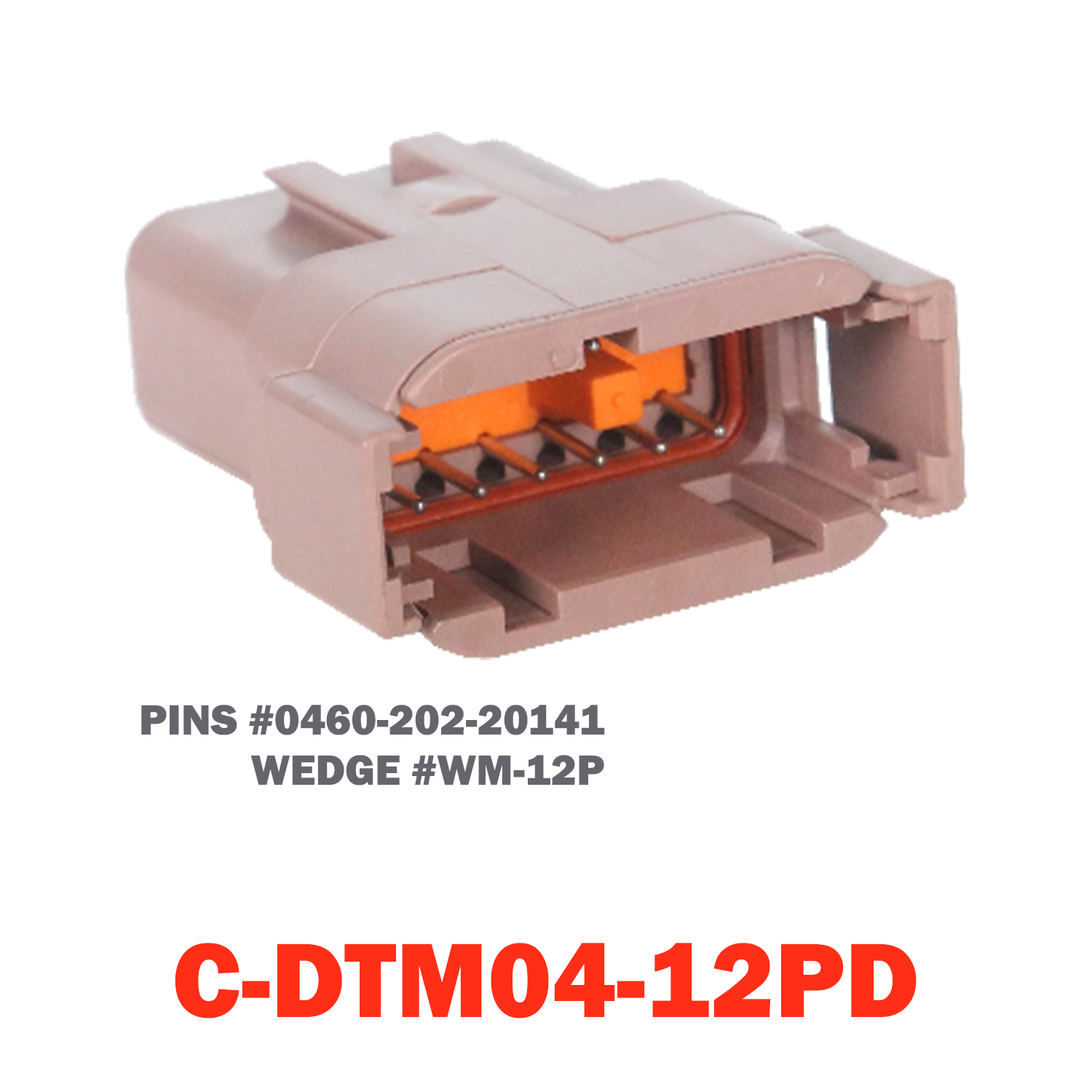 12 Pin Mini Deutsch Receptacle | C-DTM04-12PD
