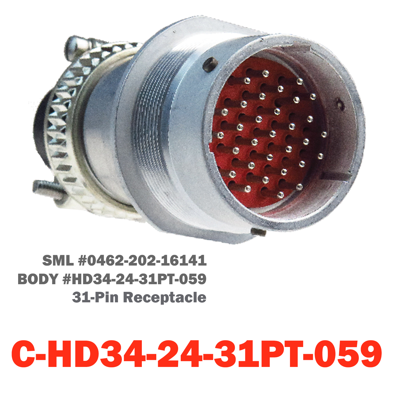 31 Pin Deutsch Plug | C-HD34-24-31PT-059