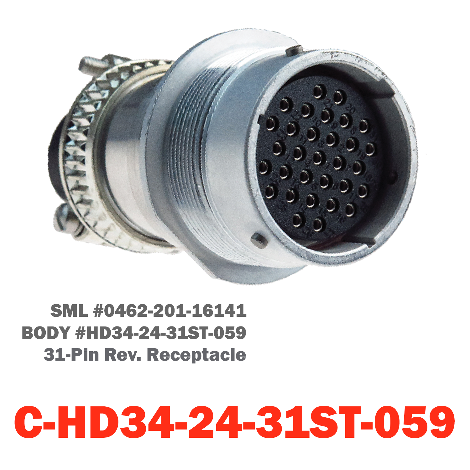 31 Pin Deutsch Receptacle | C-HD34-24-31ST-059