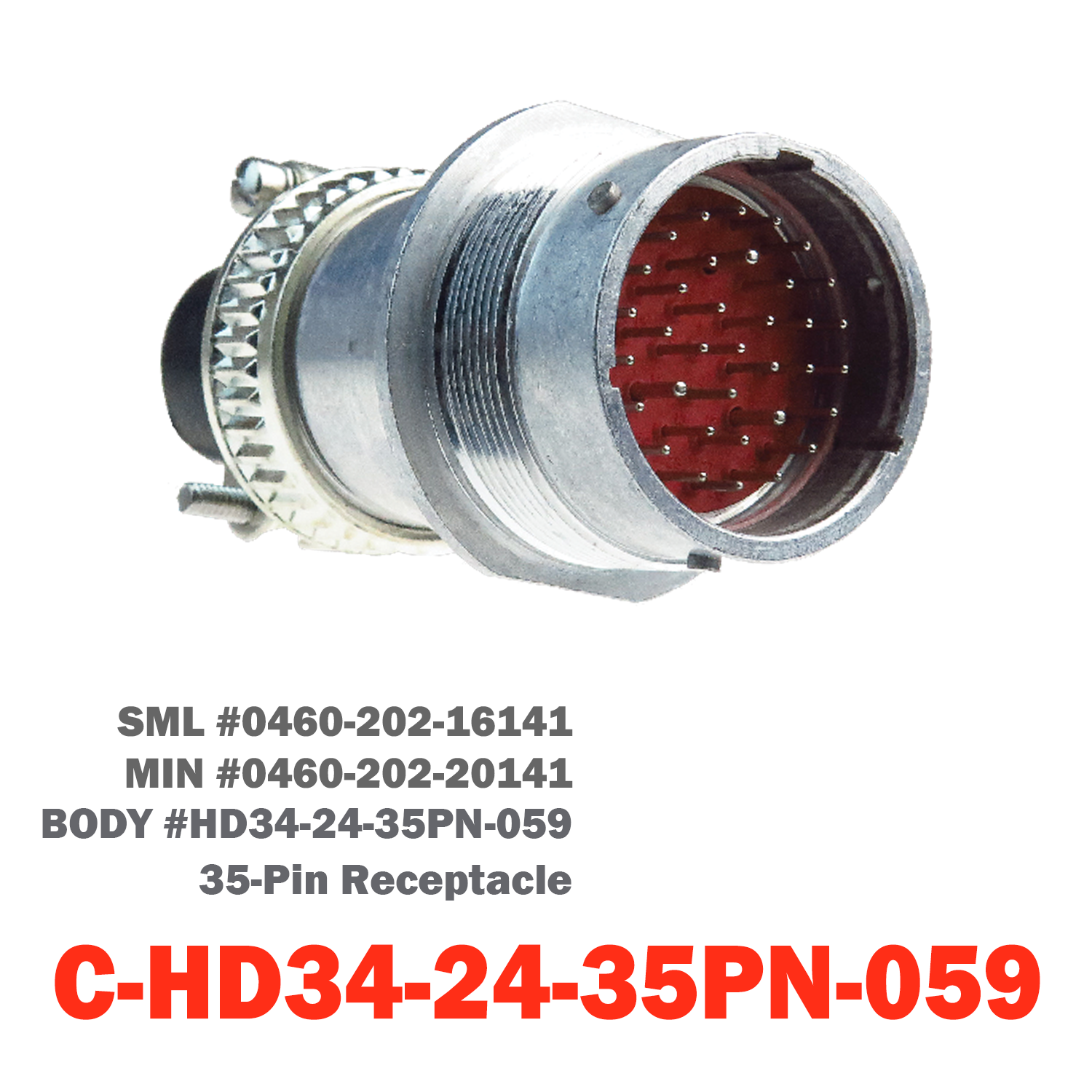 35 Pin Deutsch Plug | C-HD34-24-35PN-059/072