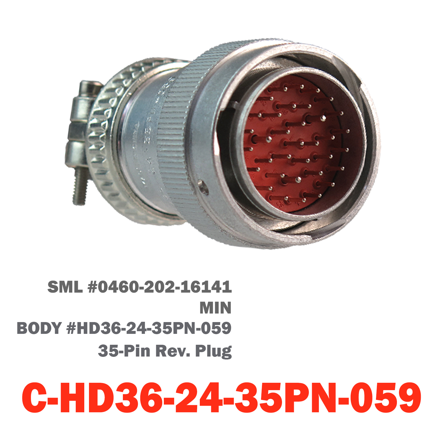35 Pin Deutsch Plug | C-HD36-24-35PN-059