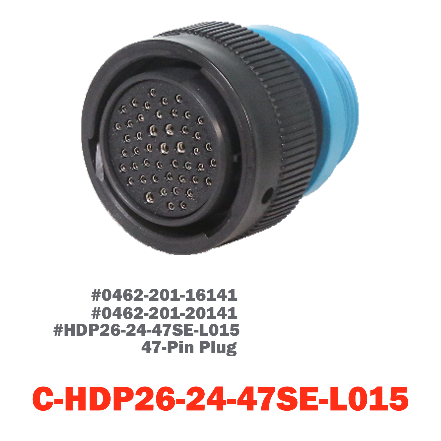 47 Pin Deutsch Plug | C-HDP26-24-47SE-L015