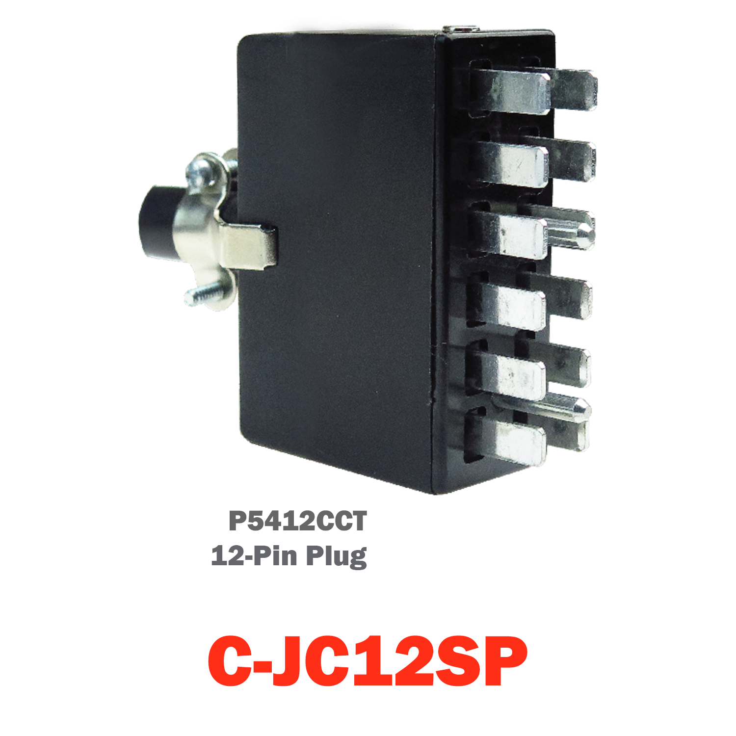 C-JC12SP | 12 Spade Jones Plug