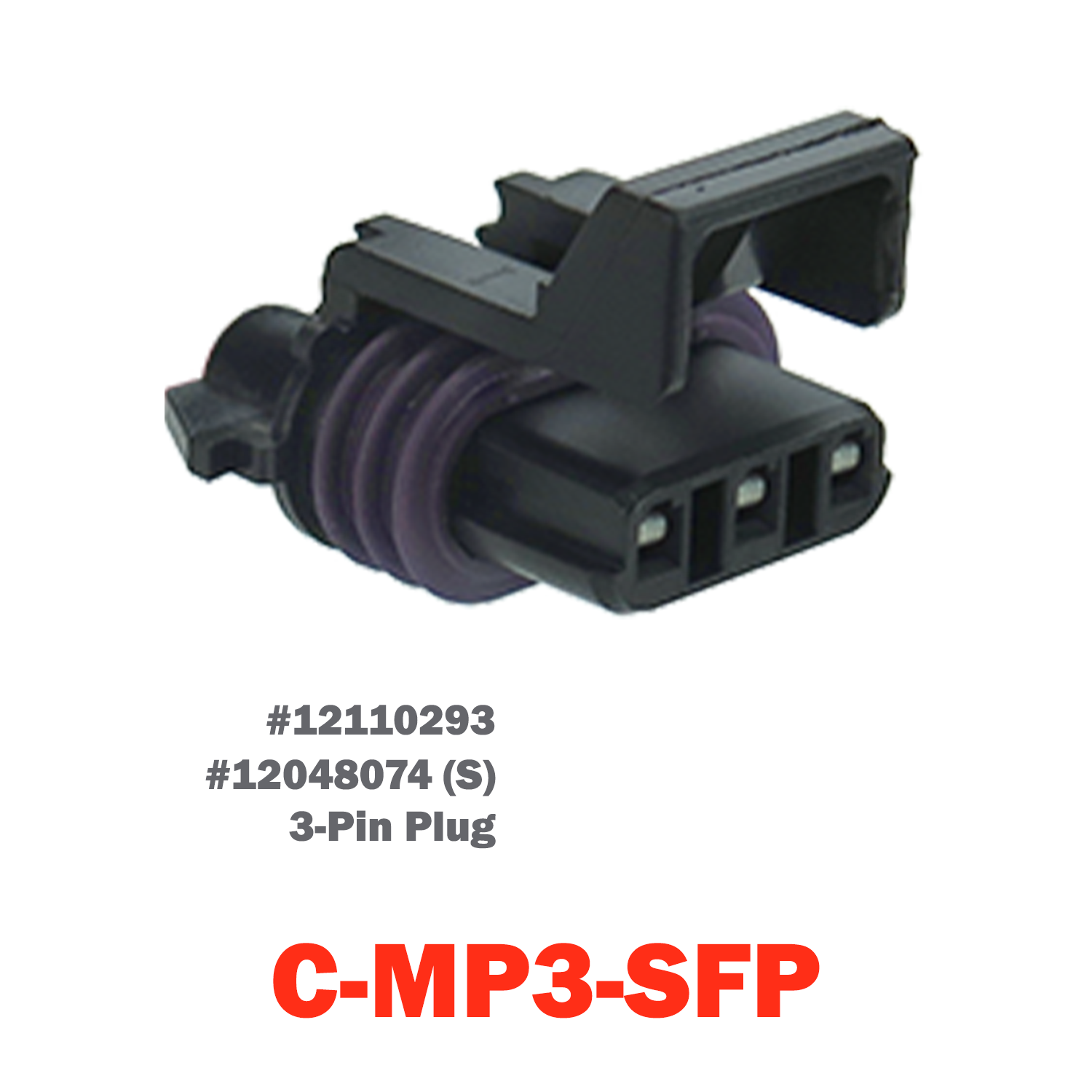 03 Pin Metri-Pack Plug | C-MP3-SFP