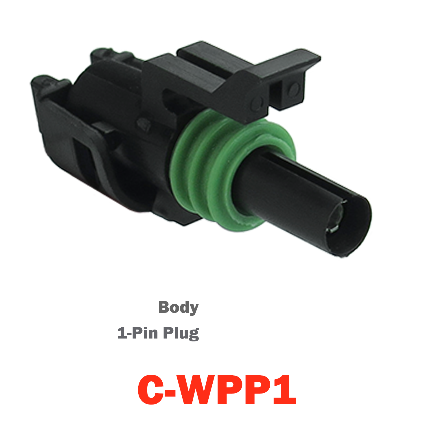 01 Pin Weather Pack Plug | C-WPP1
