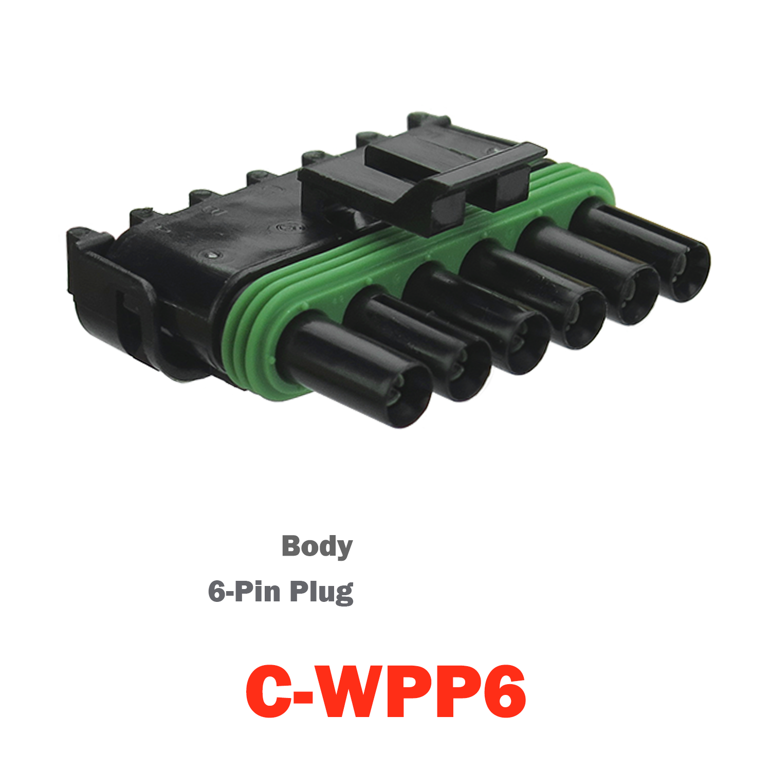 06 Pin Weather Pack Plug | C-WPP6