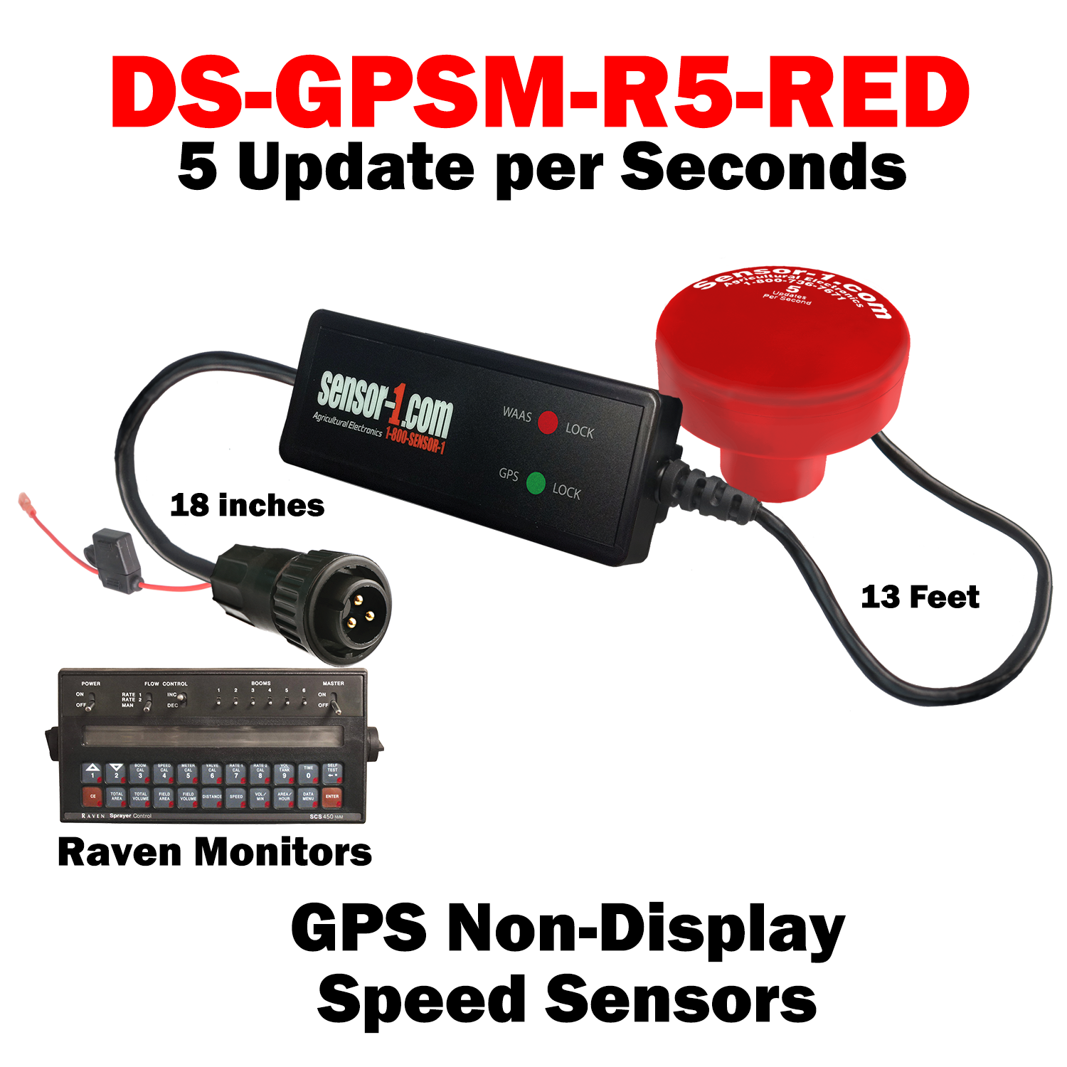 DS-GPSM-R5-RED | Sensor-1 GPS Non Display