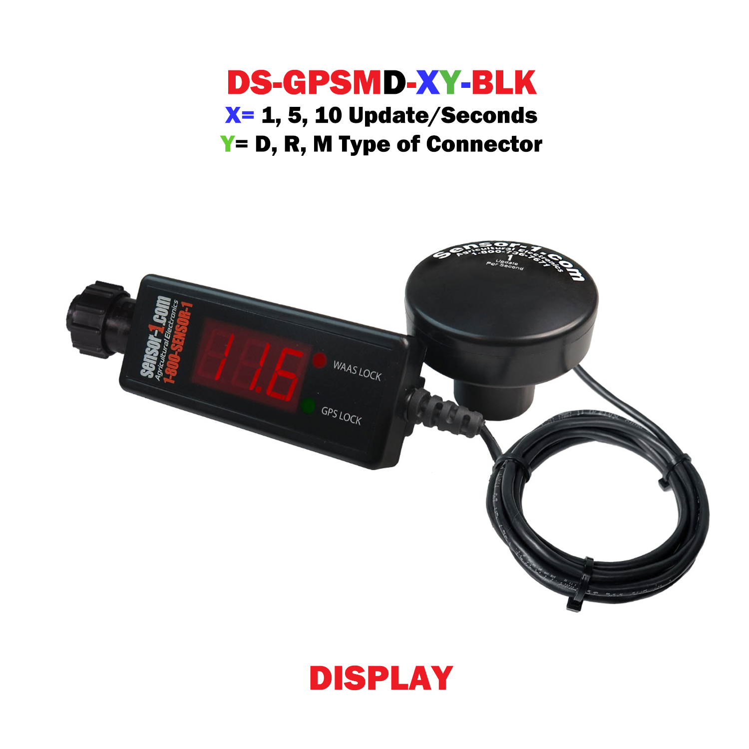 DS-GPSMD-XY-BLK Display