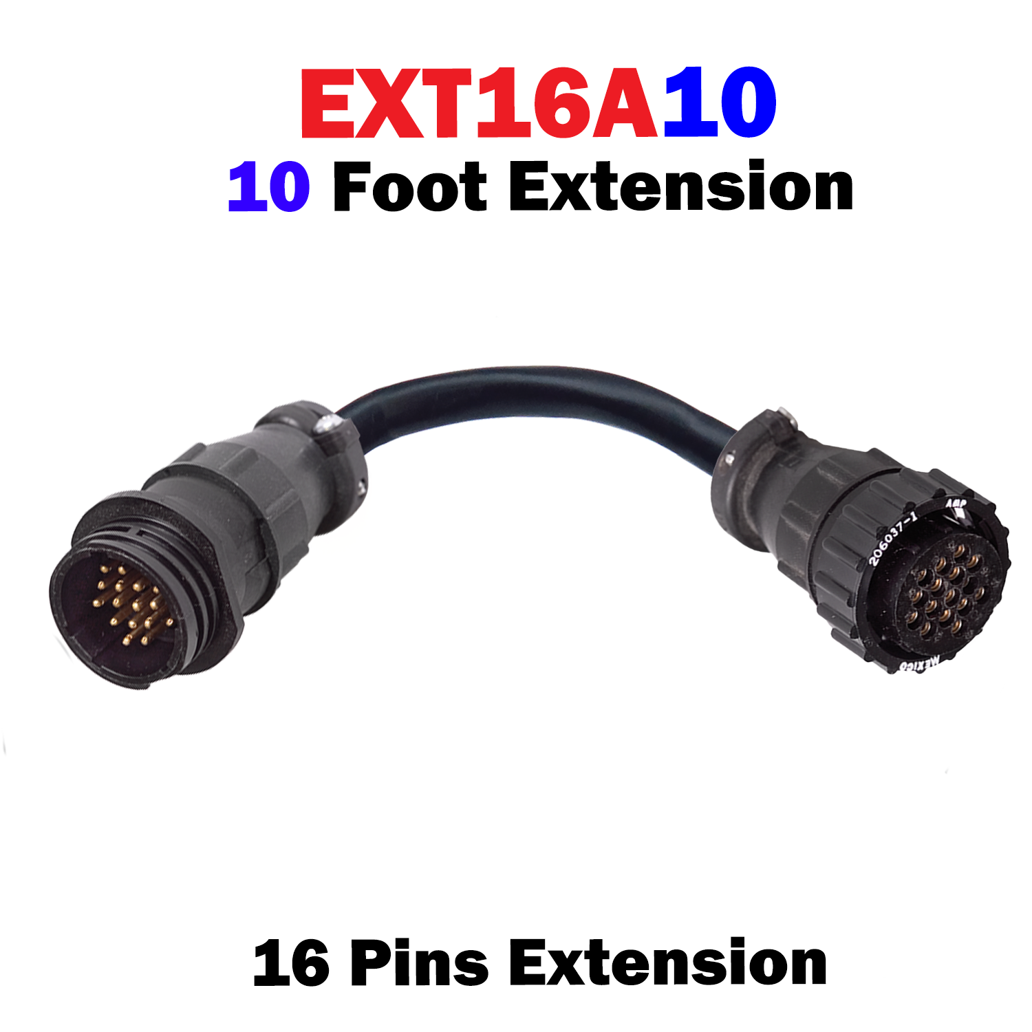16 Pin AMP Extension Cable