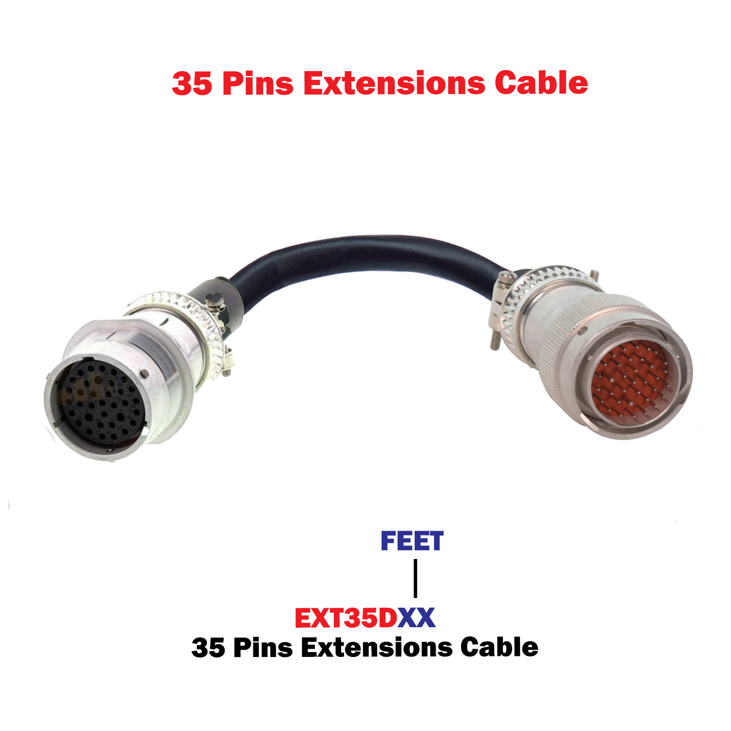 35 Pin Deutsch Extension Cable