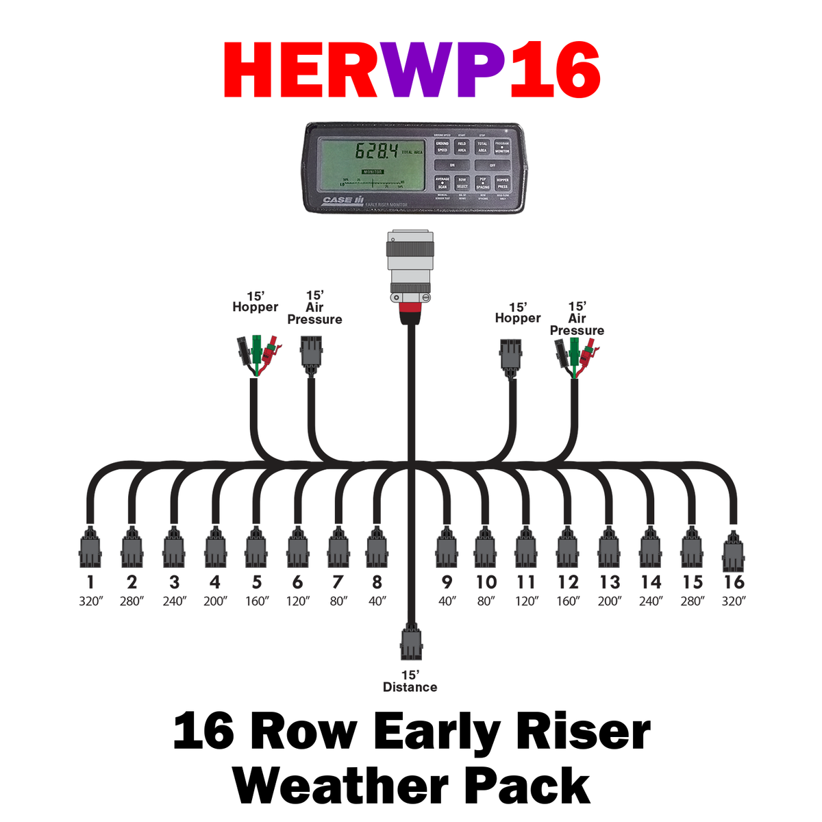 Planter Harnesses for Case IH Monitors