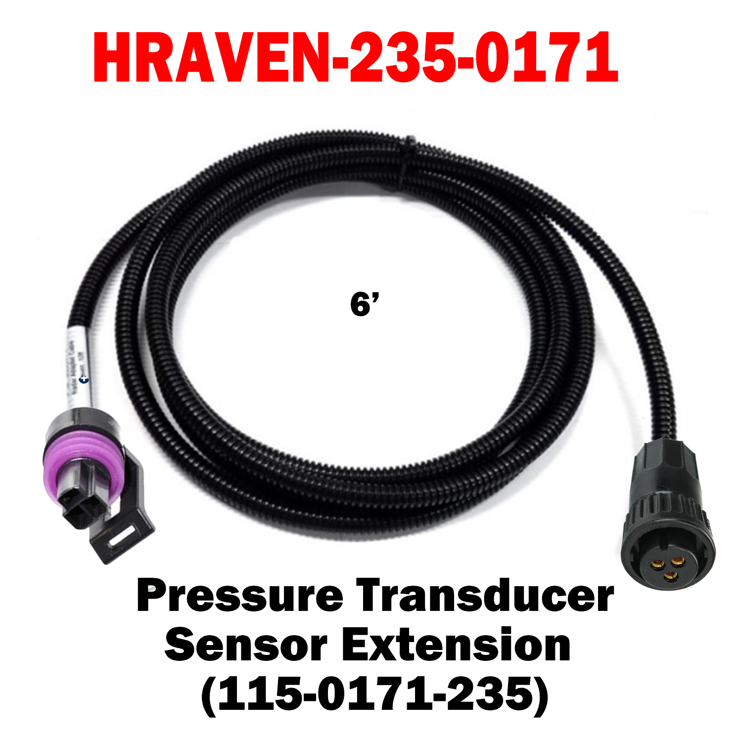 k1 HRAVEN-235, 151, 224,296 Raven Pressure Sensor Connection Cable