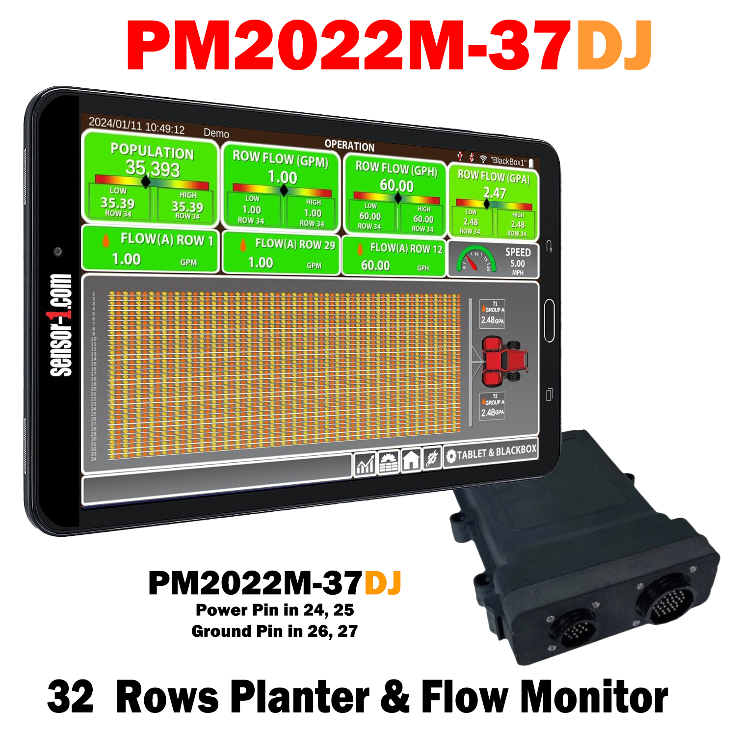 PM2022 | 1-128 Row Monitor