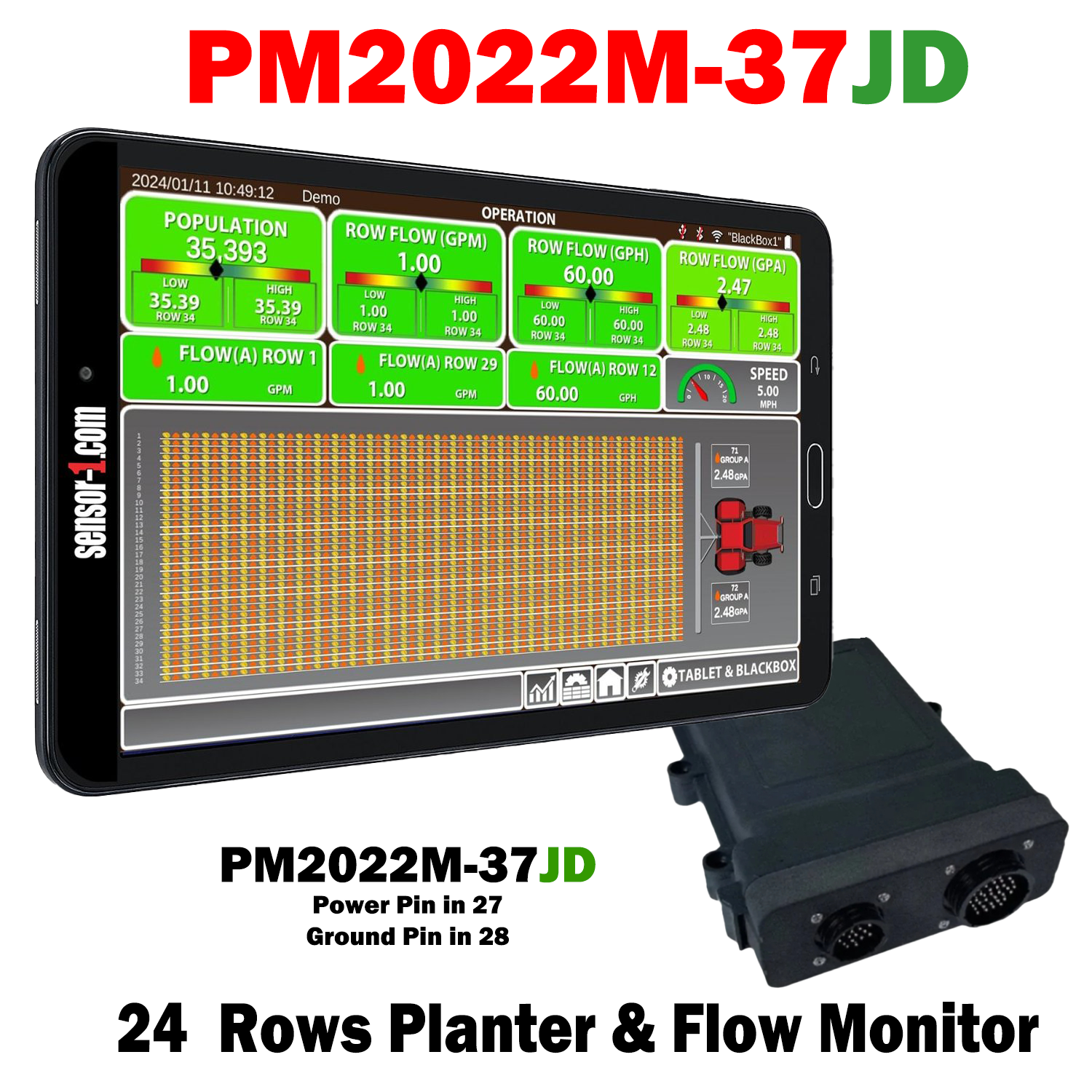 PM2022 | 1-128 Row Monitor