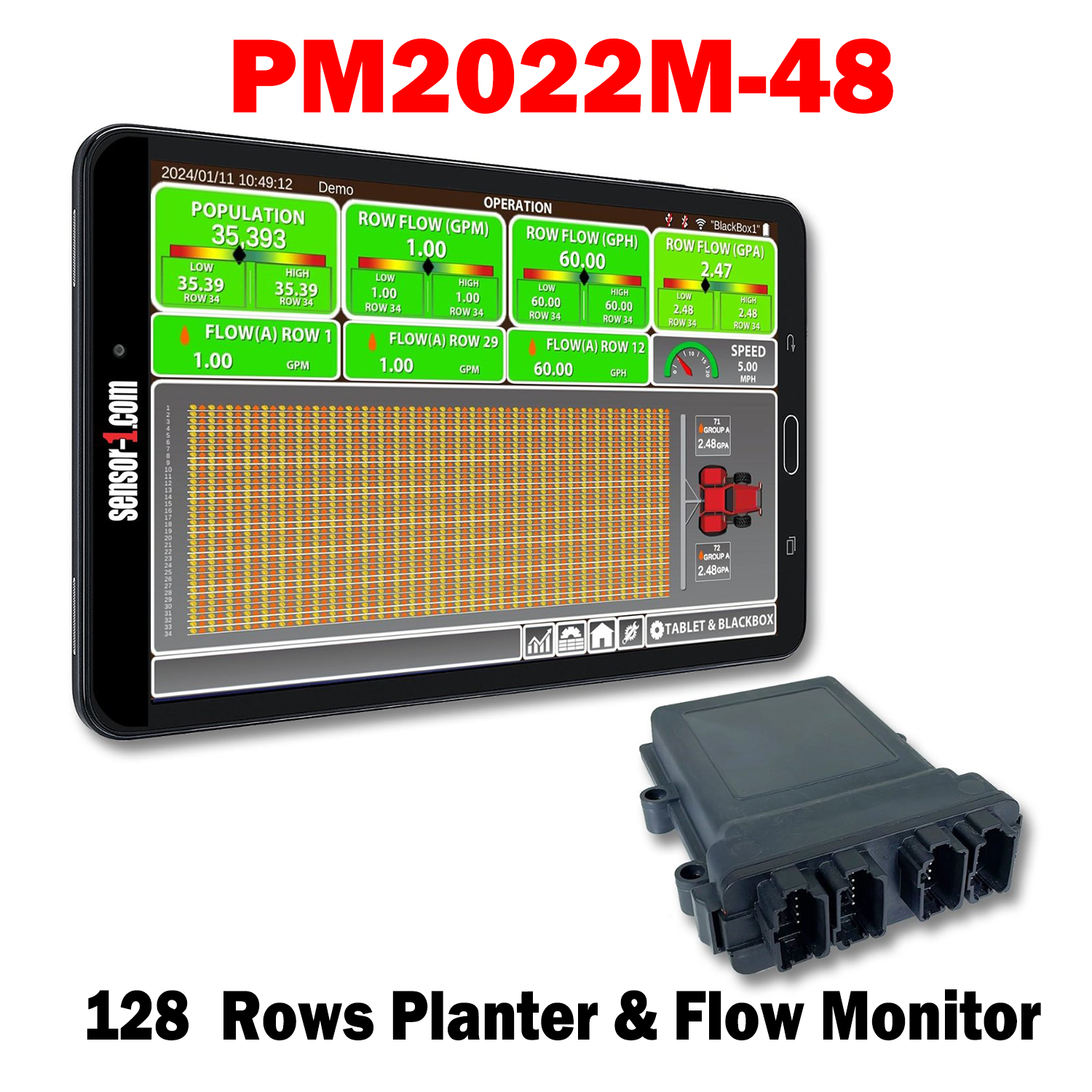 PM2022 | 1-128 Row Monitor