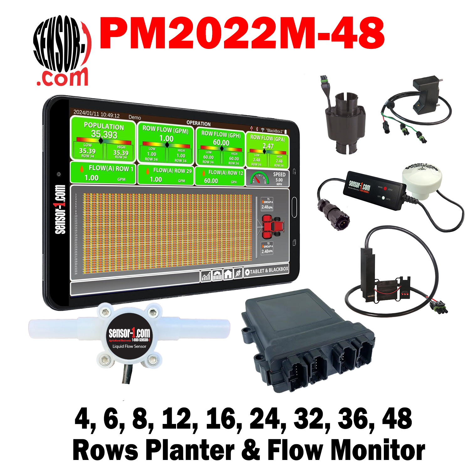 PM2022 | 1-128 Row Monitor