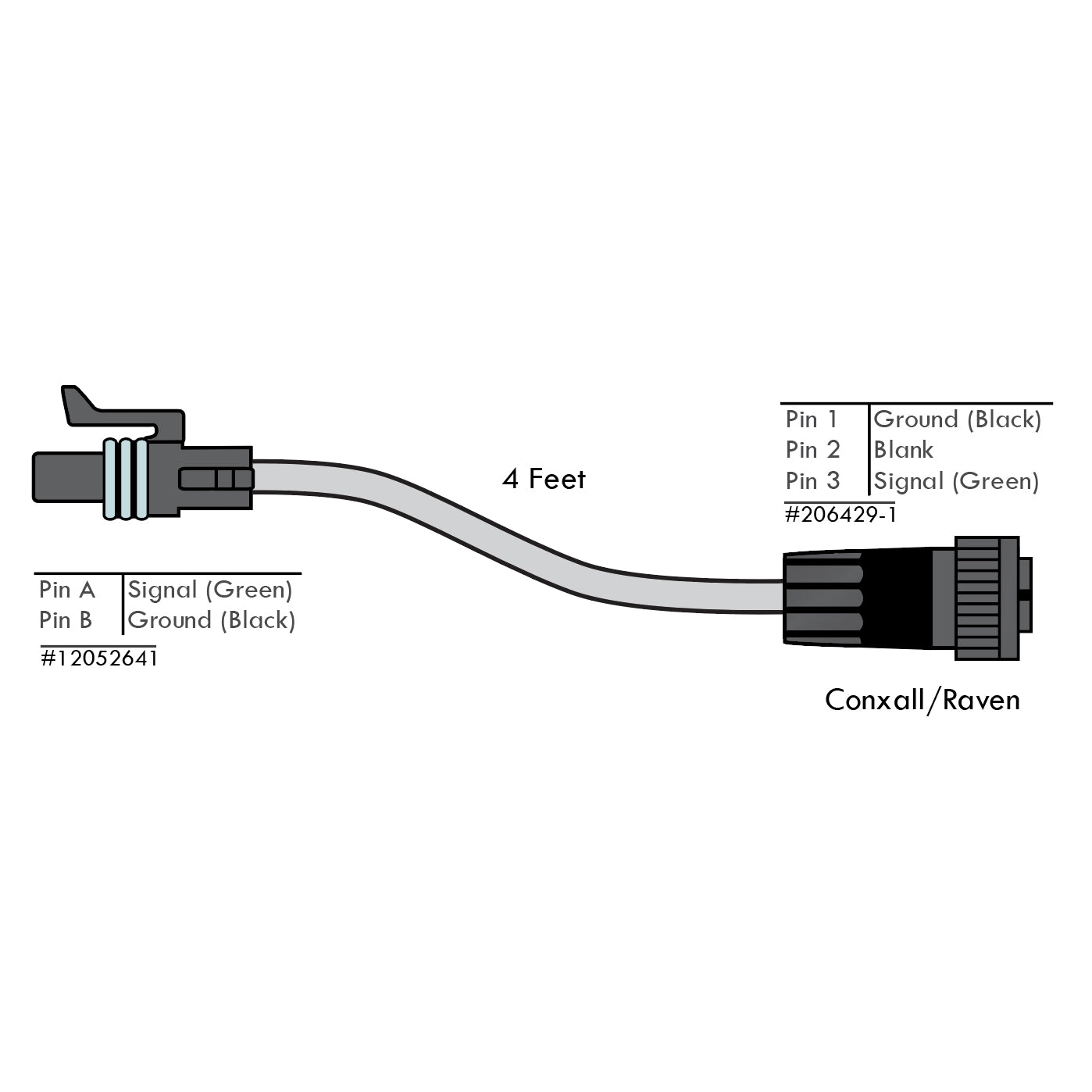 ARP-2MS | 2 Pin Metri-Pack to Raven Y Adapter