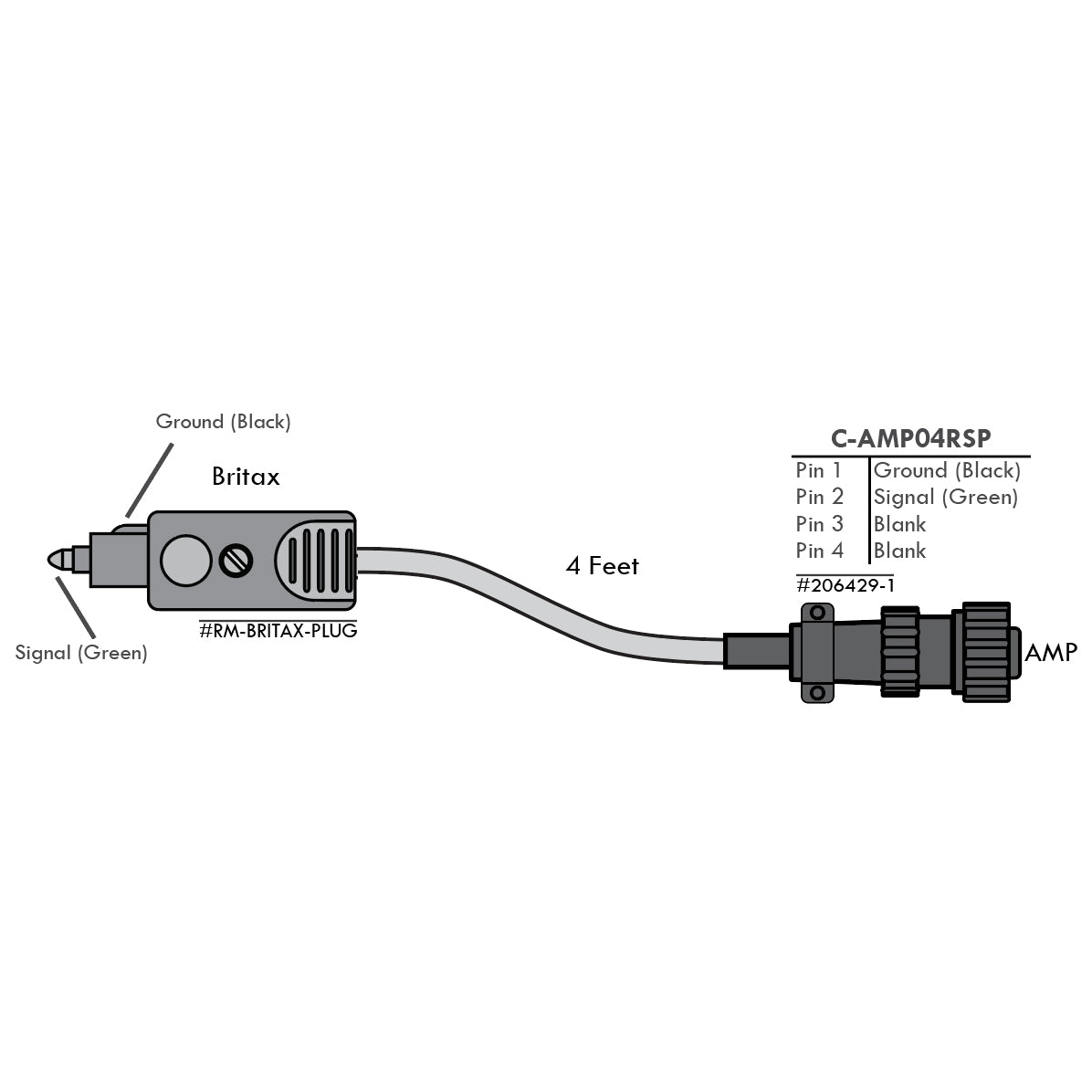 BRP-AA04RSP | Britax Radar Y Adapter