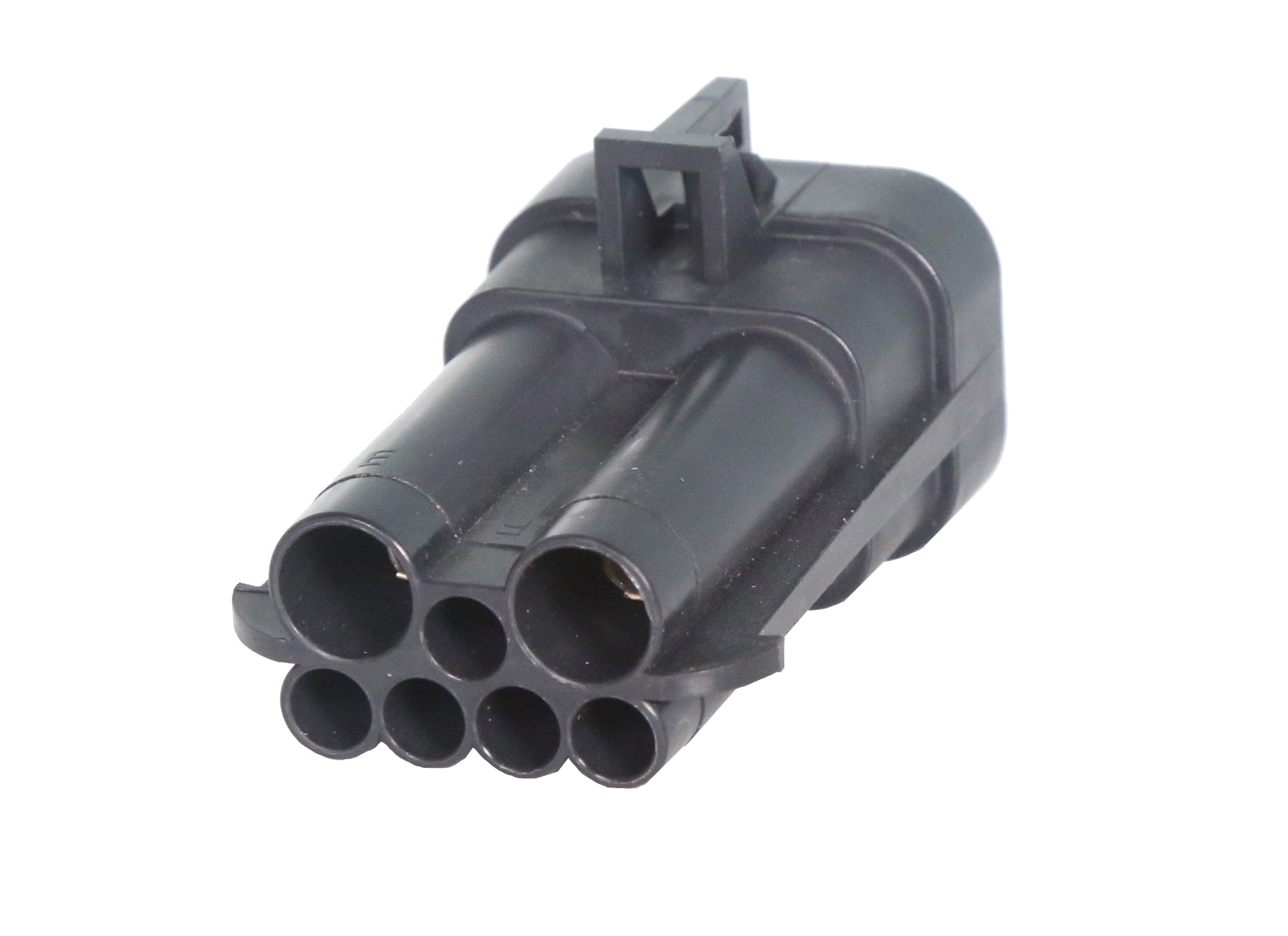 07 C-MP7-SMS | 7 pin male black Mixed150/480 SERIES