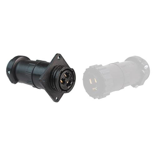 03 Pin AMP Flange Receptacle | C-AMP03RSFR