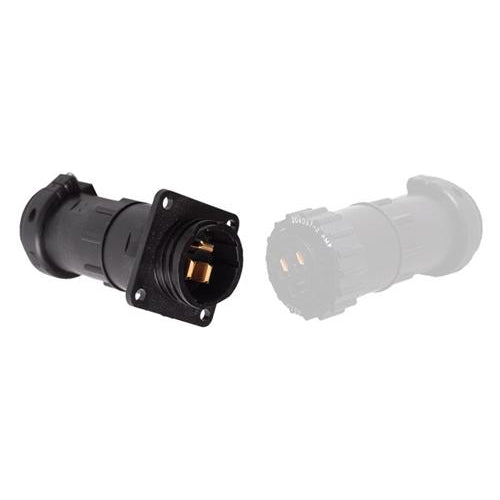 03 Pin AMP Flange Receptacle | C-AMP03SSFR