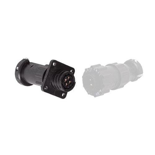04 Pin AMP Flange Receptacle | C-AMP04RSFR