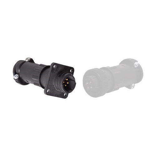 04 Pin AMP Flange Receptacle | C-AMP04SSFR