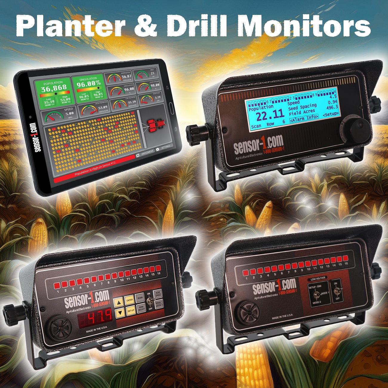 (01) Planter, Drill & Flow Monitors