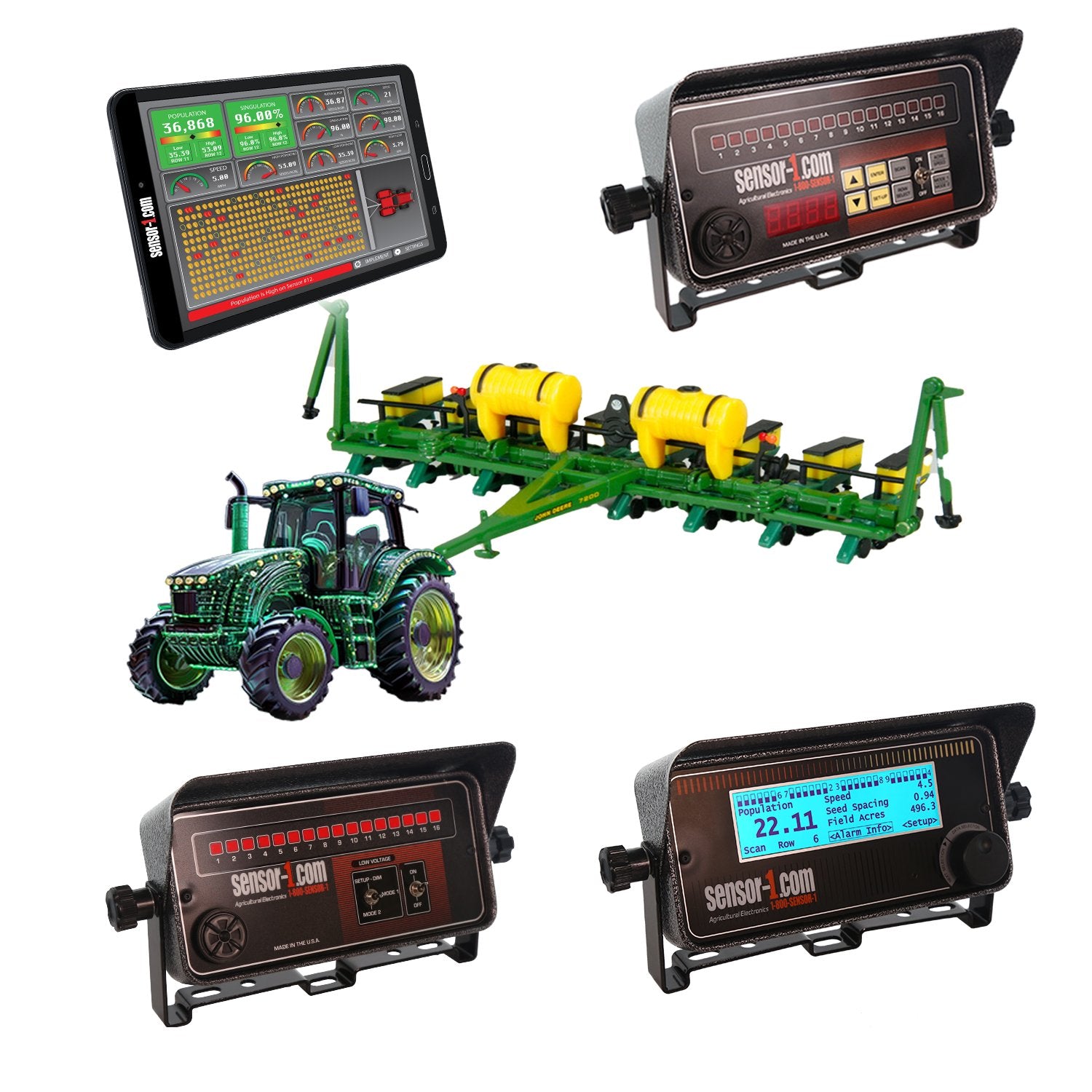 (01) Planter, Drill & Flow Monitors