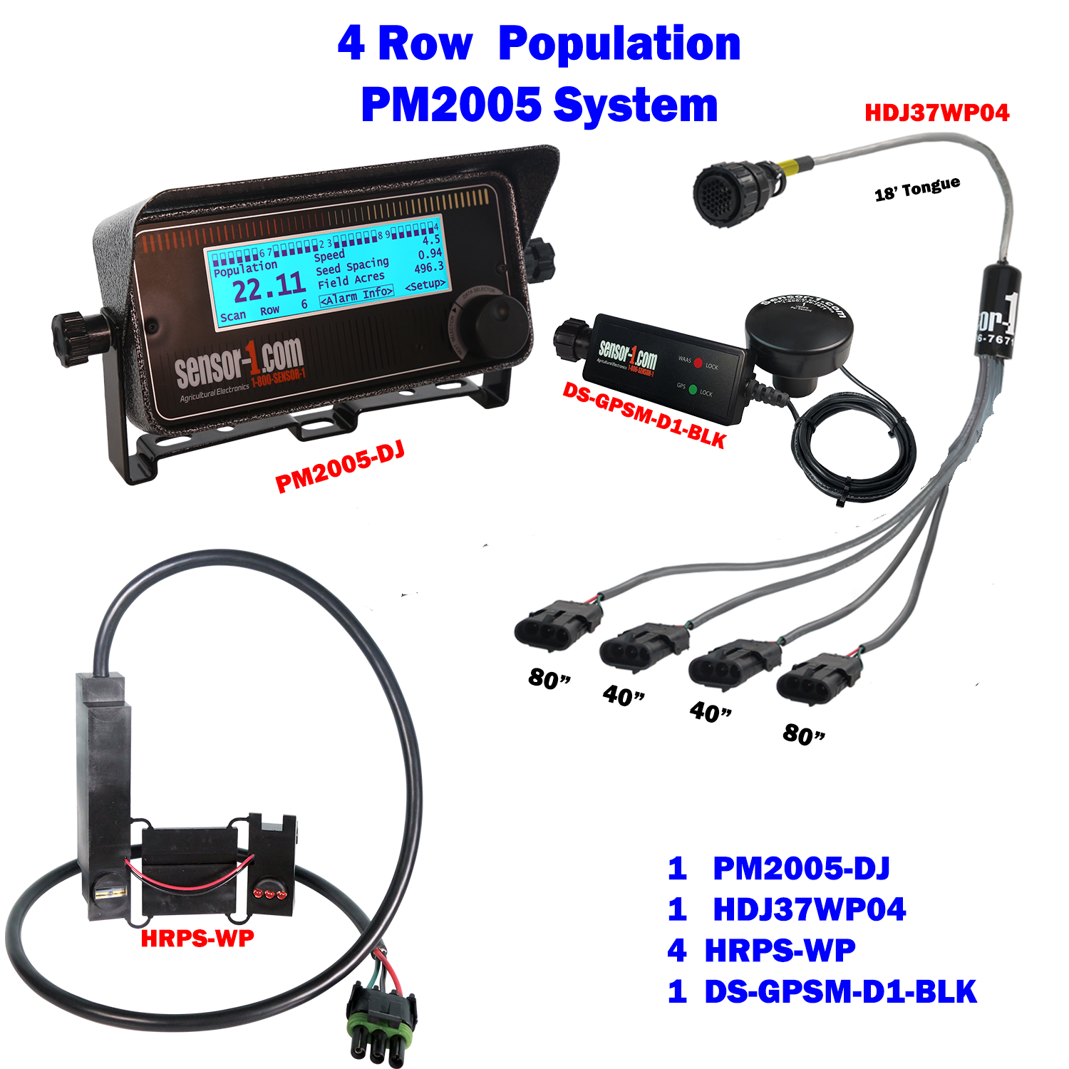 4 Row PM2005 Population System
