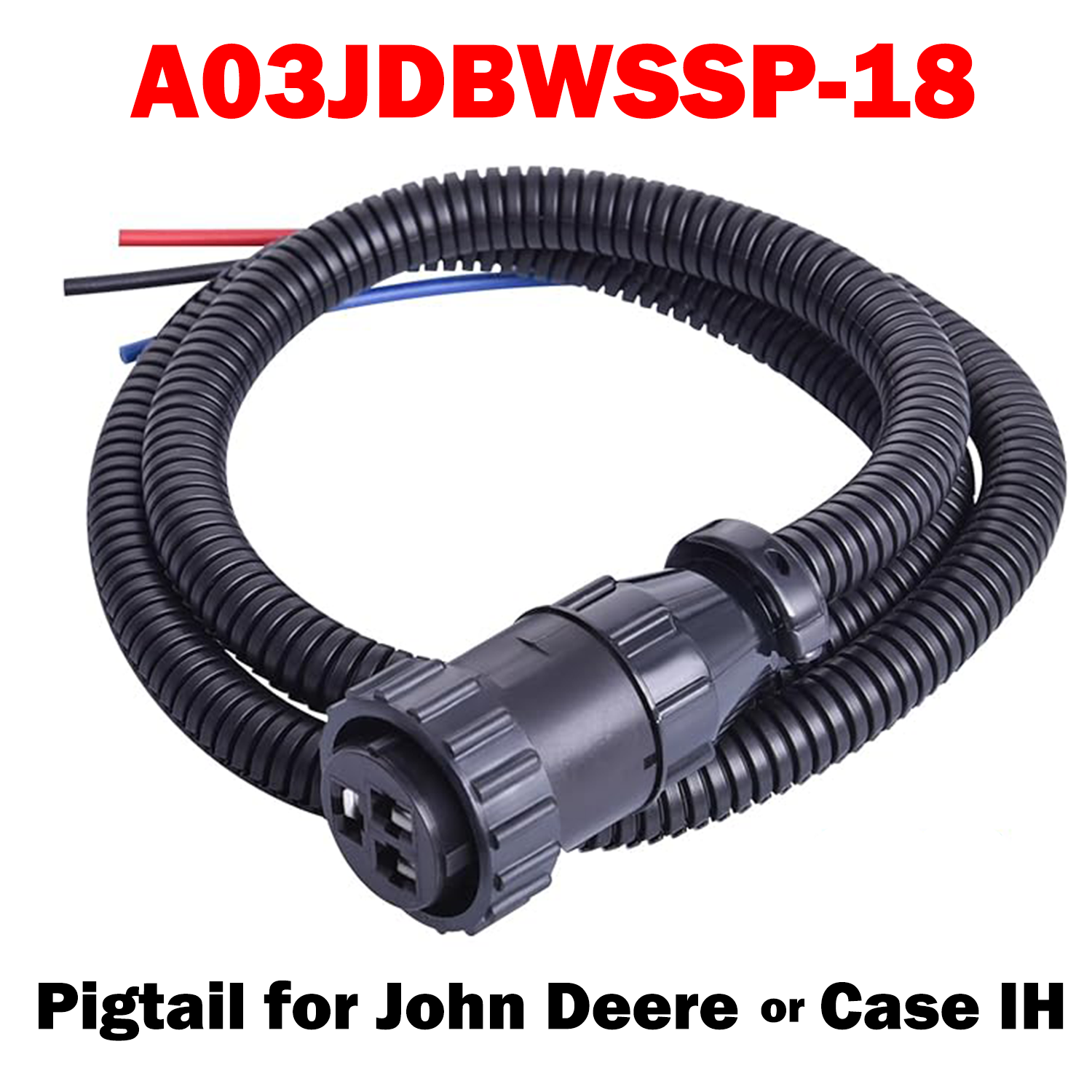 A03JDBWSSP-18 | Pigtail for John Deere & Case IH