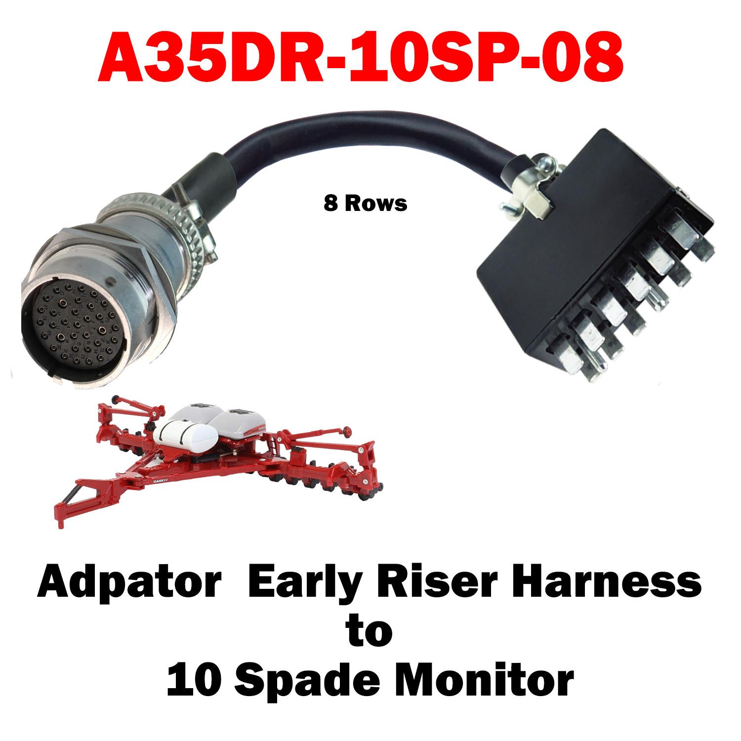 A35DR-37AMP-XX 35 Pin Harness to Monitor Adapter