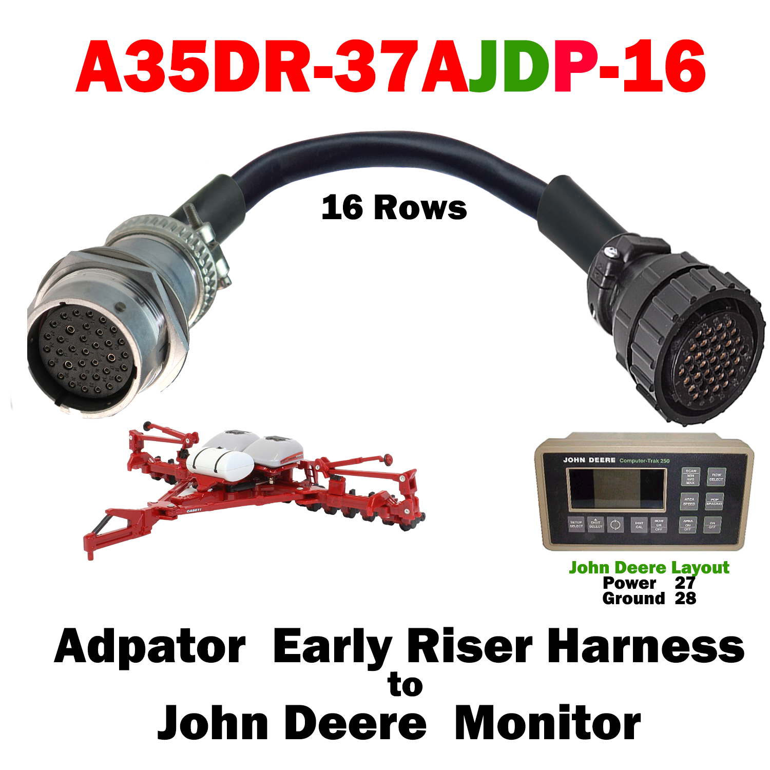Connect to Early Riser Monitor to Different Type to Monitor Adapter