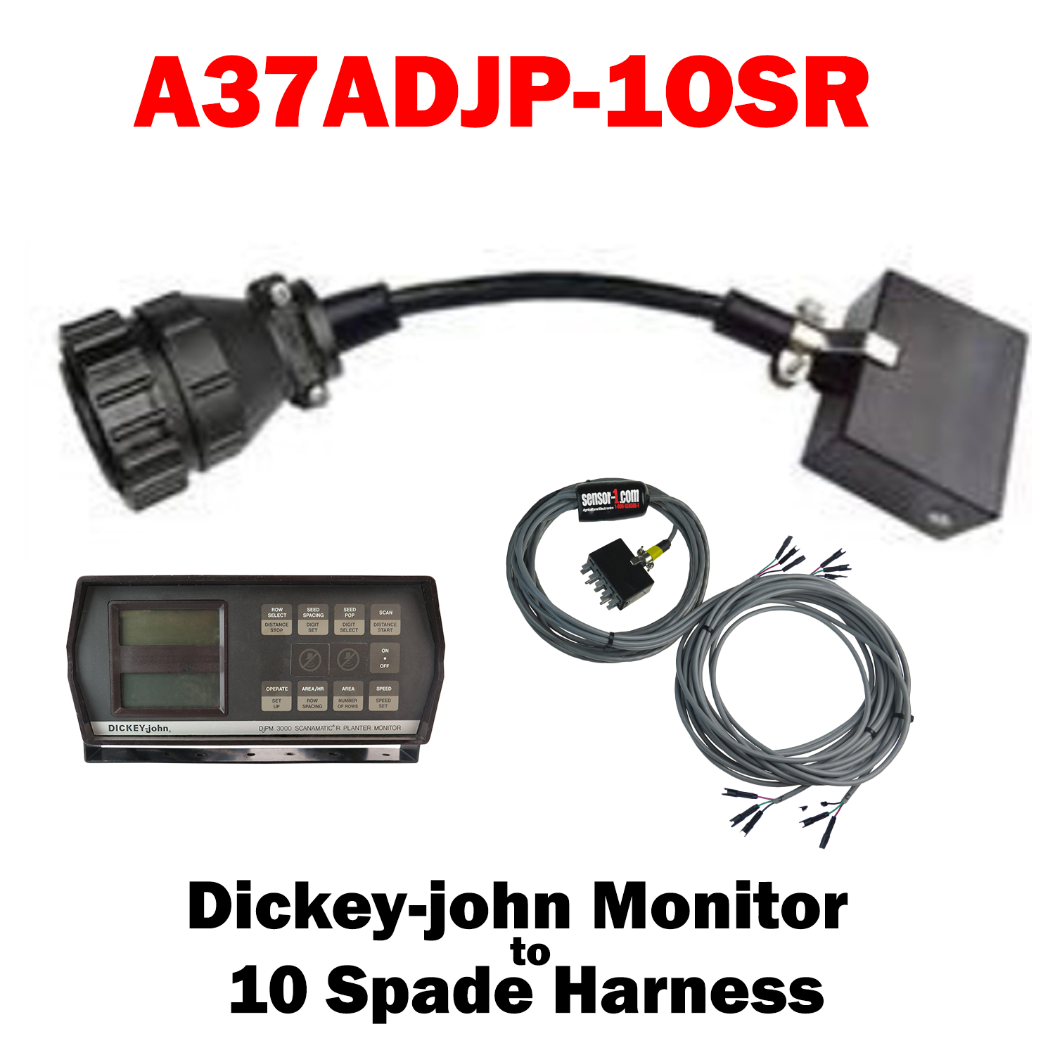 Connect to 37 Pin Monitor to Different Type of Harness Adapter