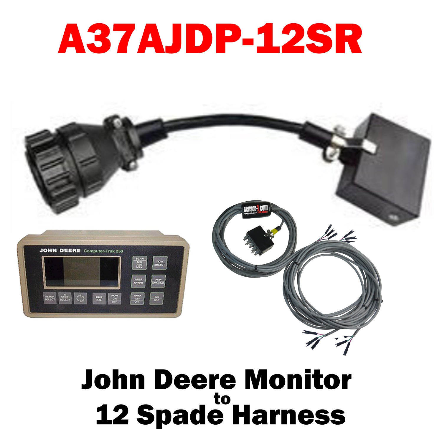 Connect to 37 Pin Monitor to Different Type of Harness Adapter