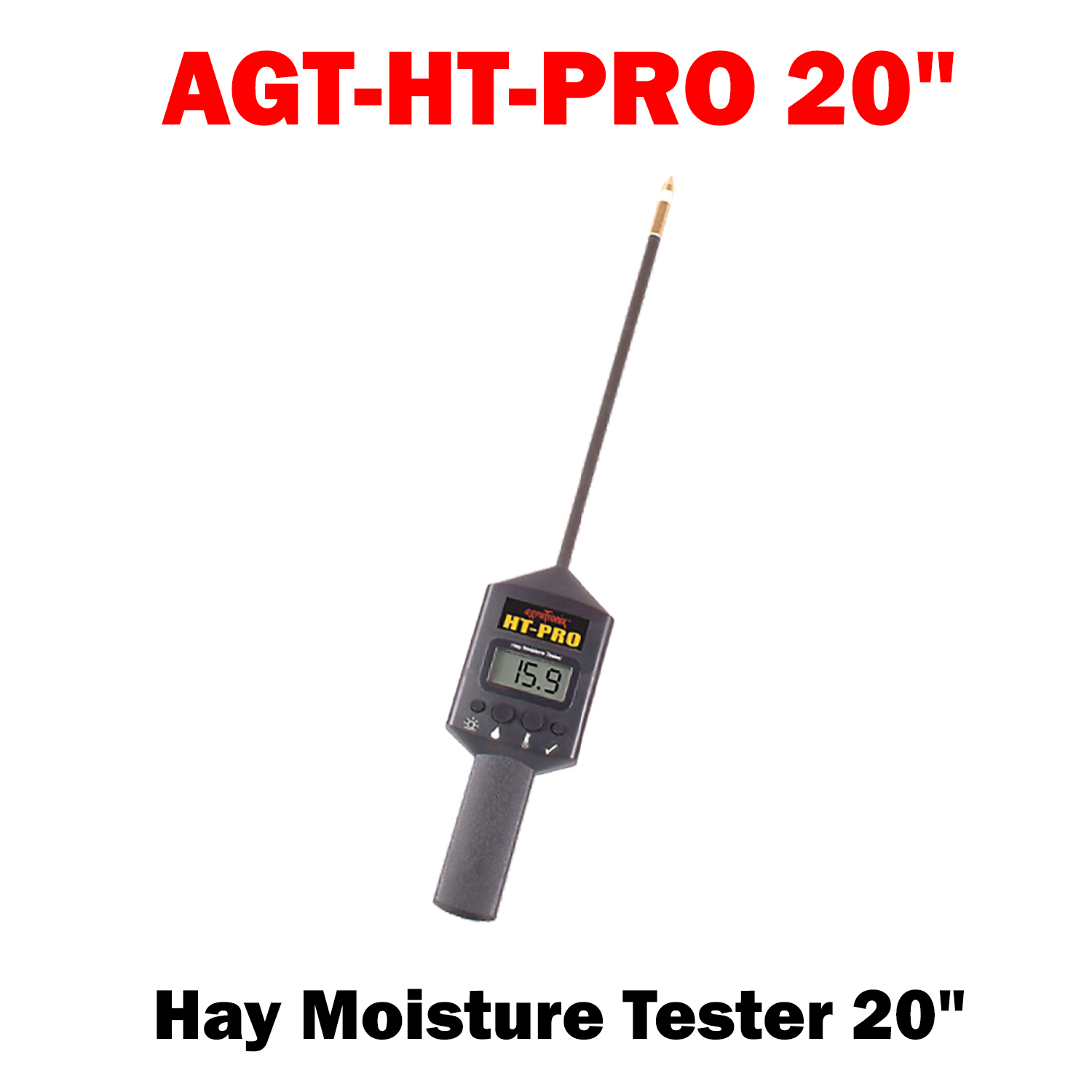 AGT-HT-PRO 20" | Hay Moisture Tester