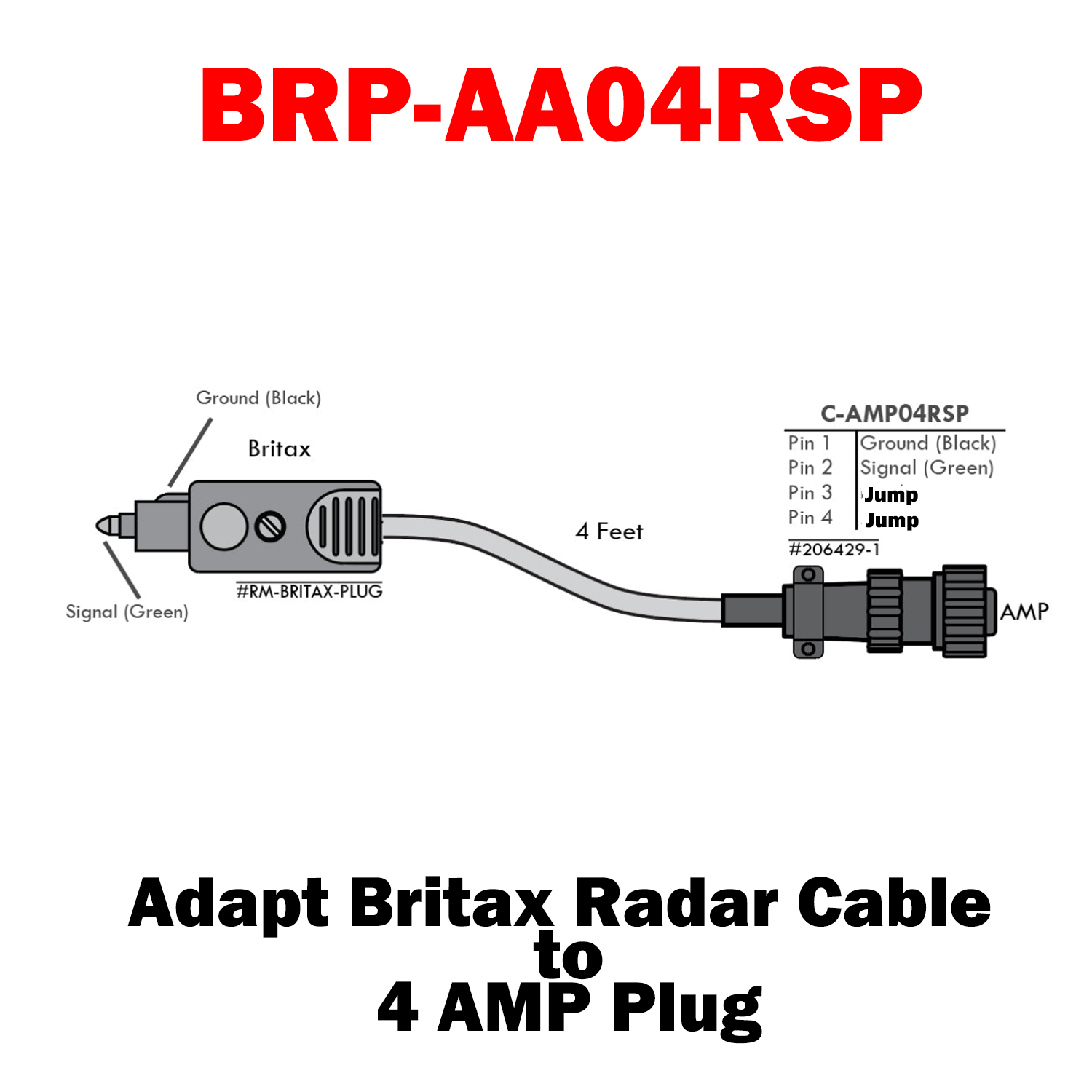 BRP-AA04RSP | Britax Radar Y Adapter