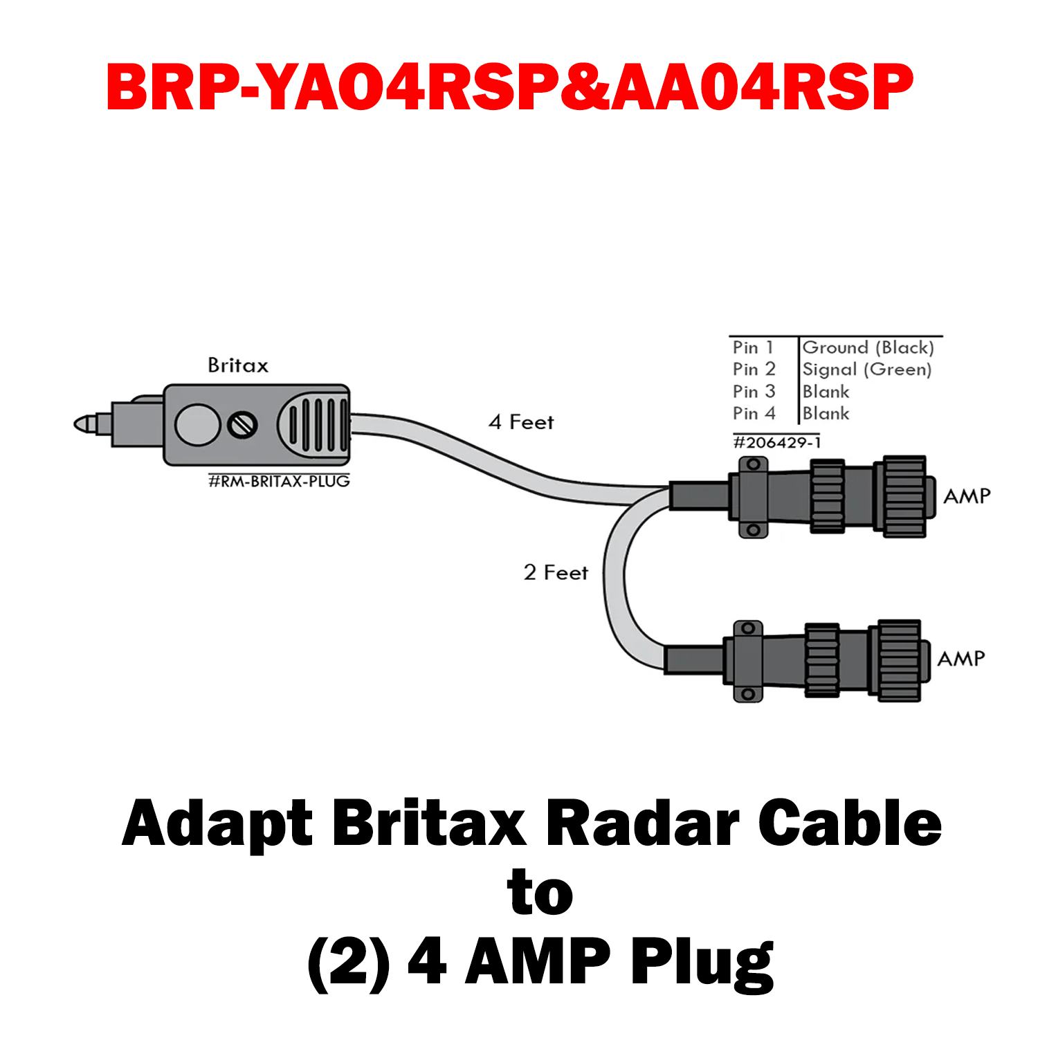 BRP-YA04RSP&04RSP | Britax Radar Y Adapter